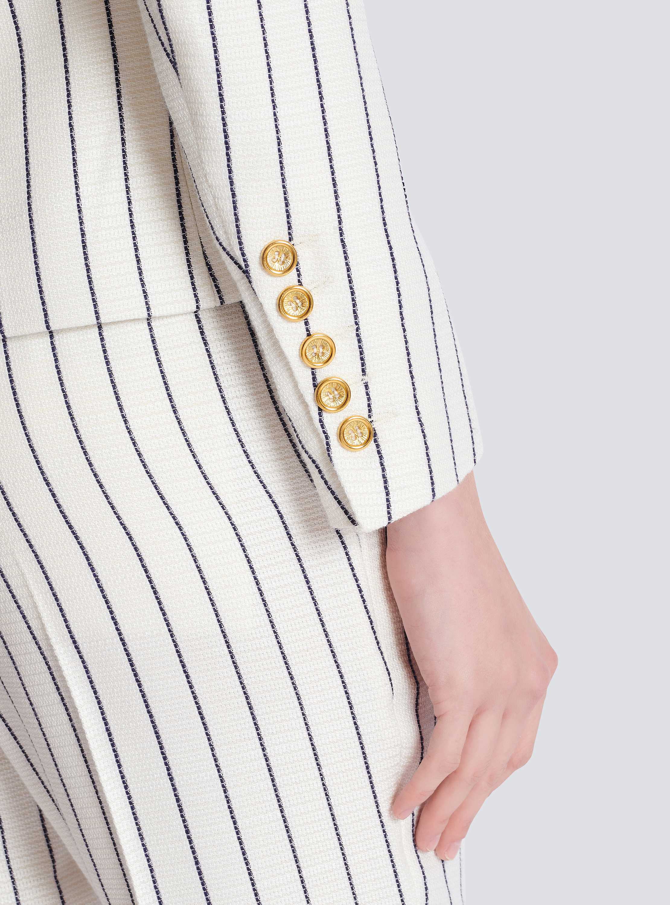 6-button pinstripe jacket
