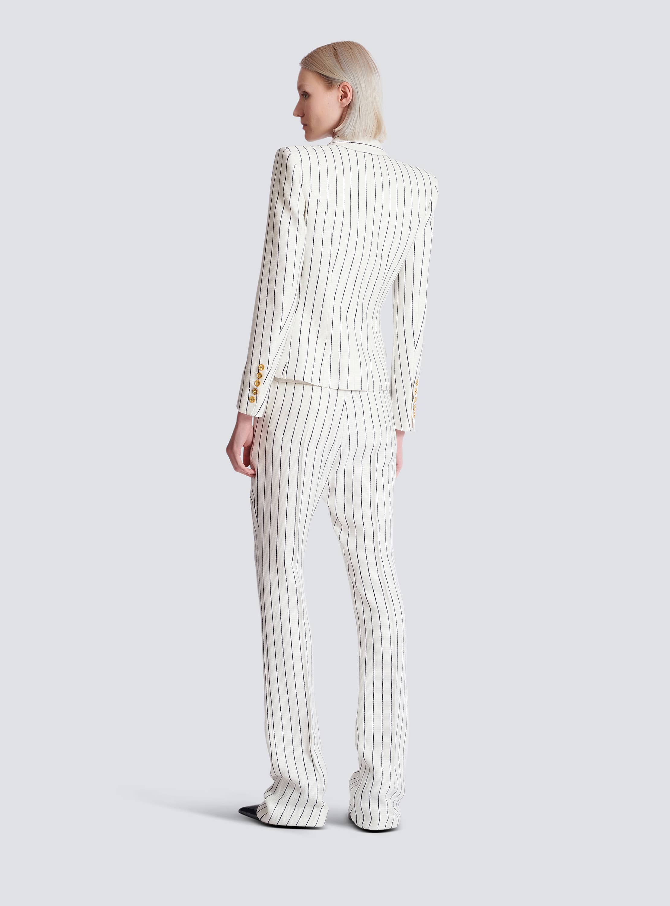 6-button pinstripe jacket