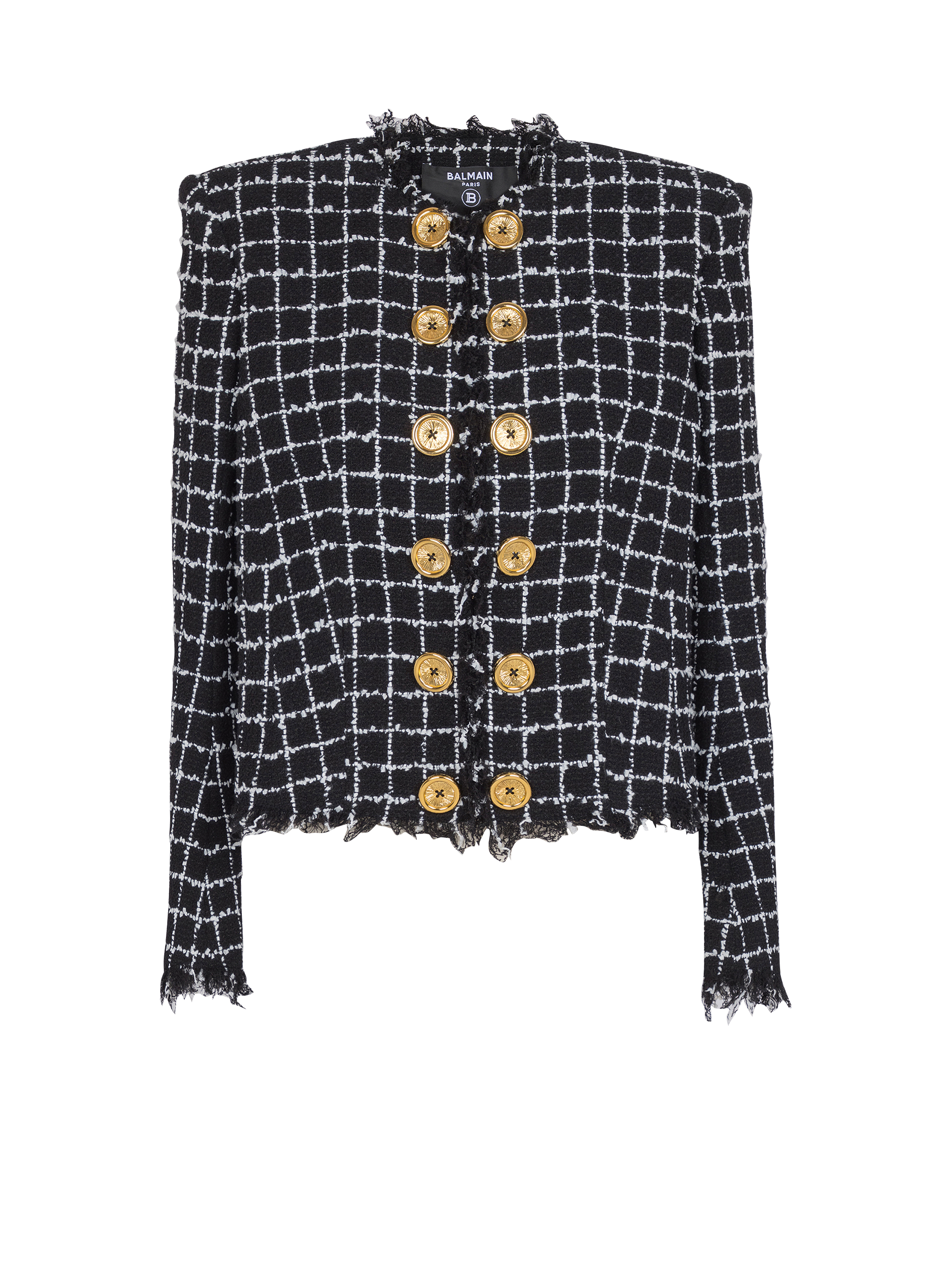 Cropped tweed jacket 