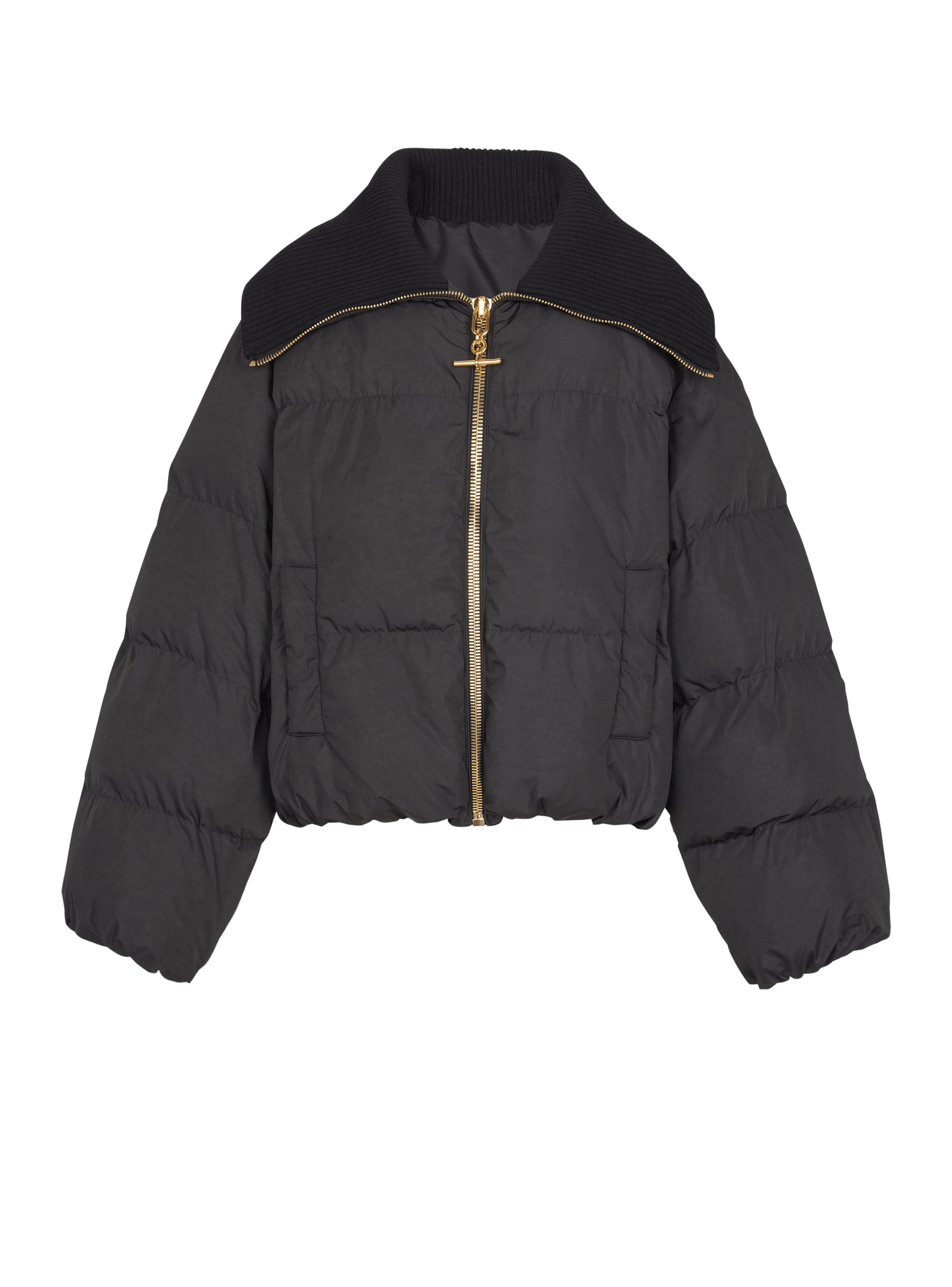 Cropped oversized padded jacket