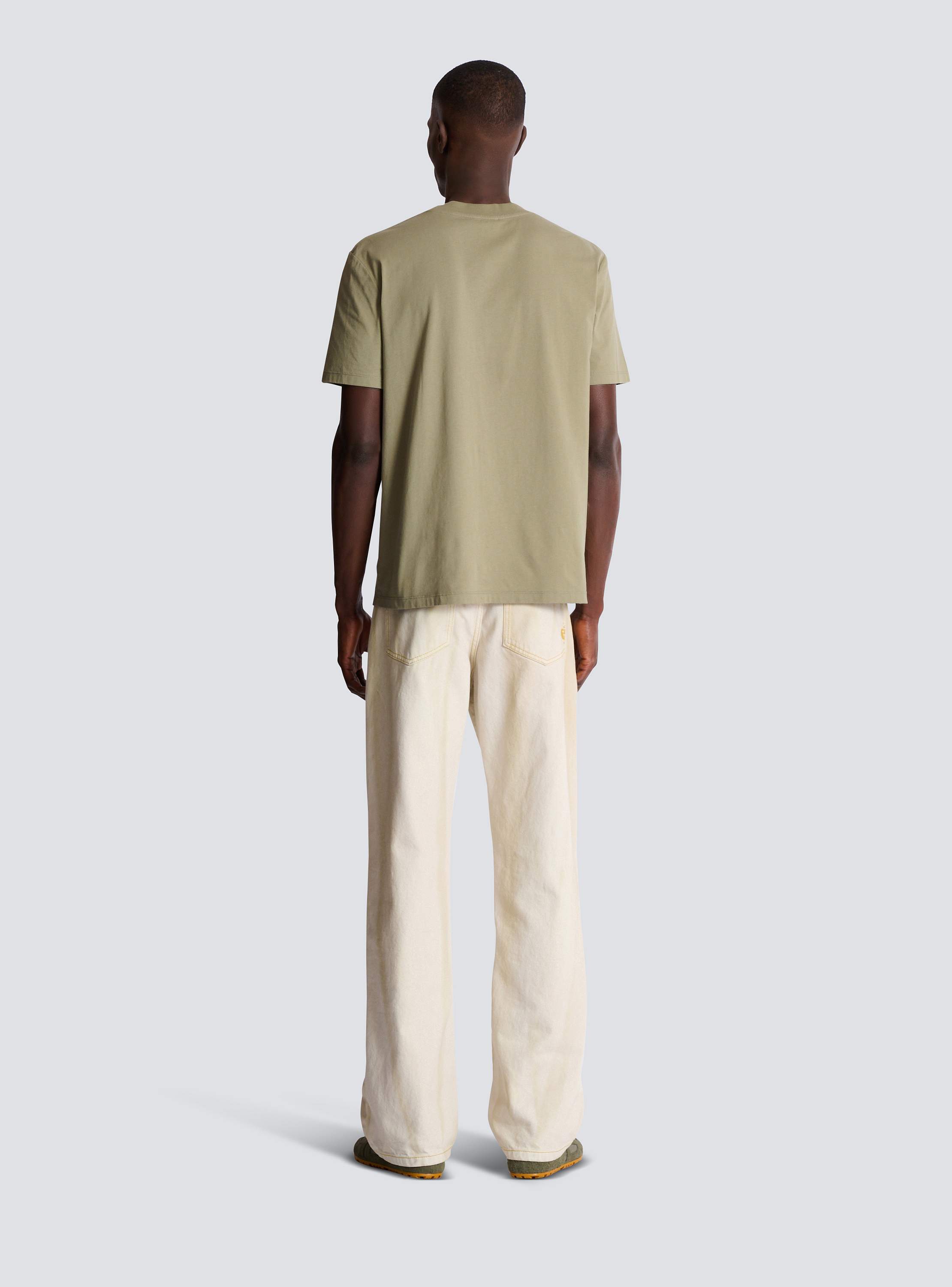 T-shirt with Balmain Plage print