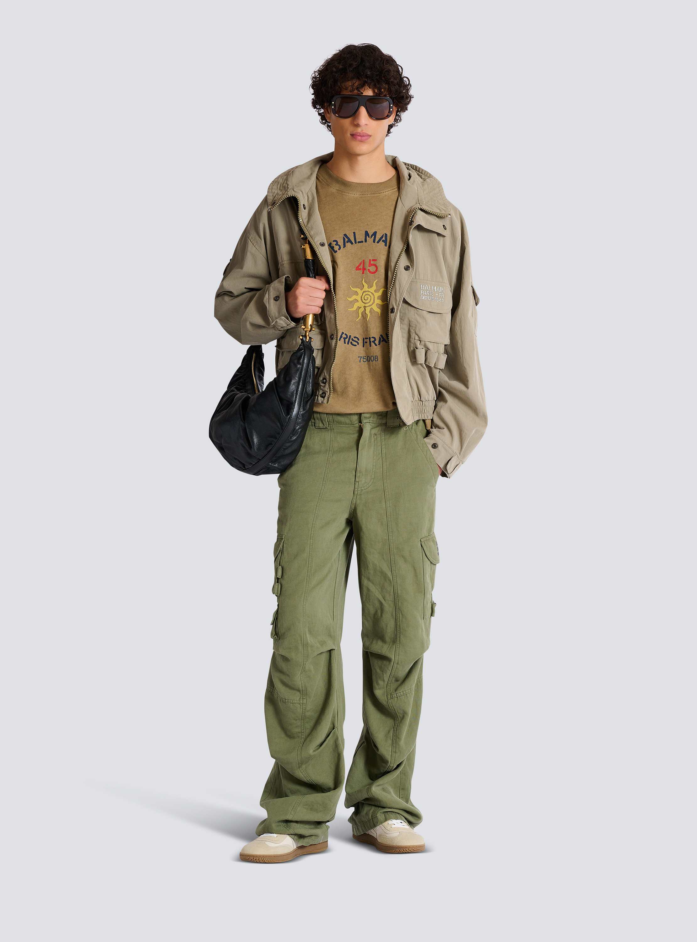 T-shirt with Balmain Club print