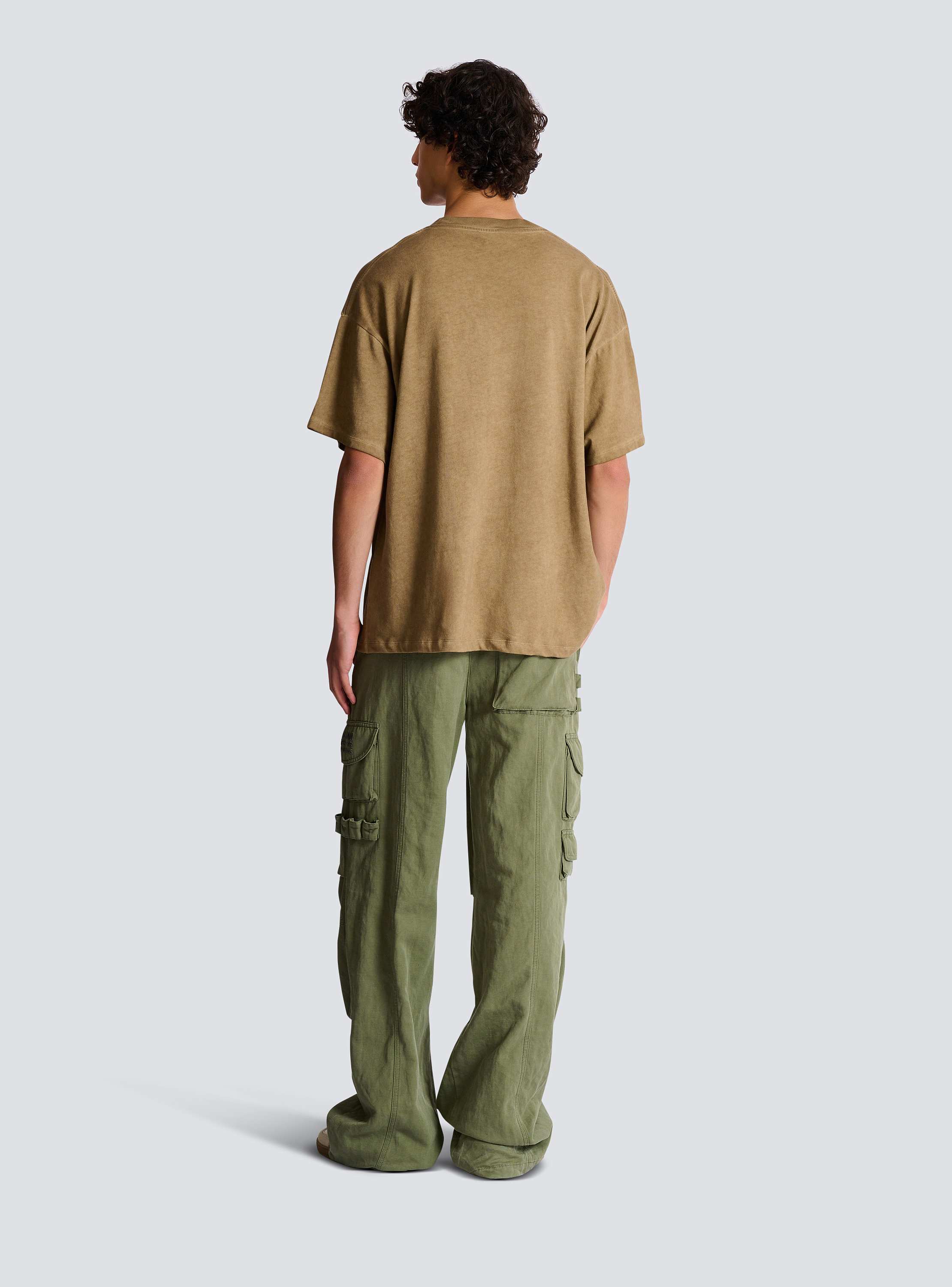 T-shirt with Balmain Club print