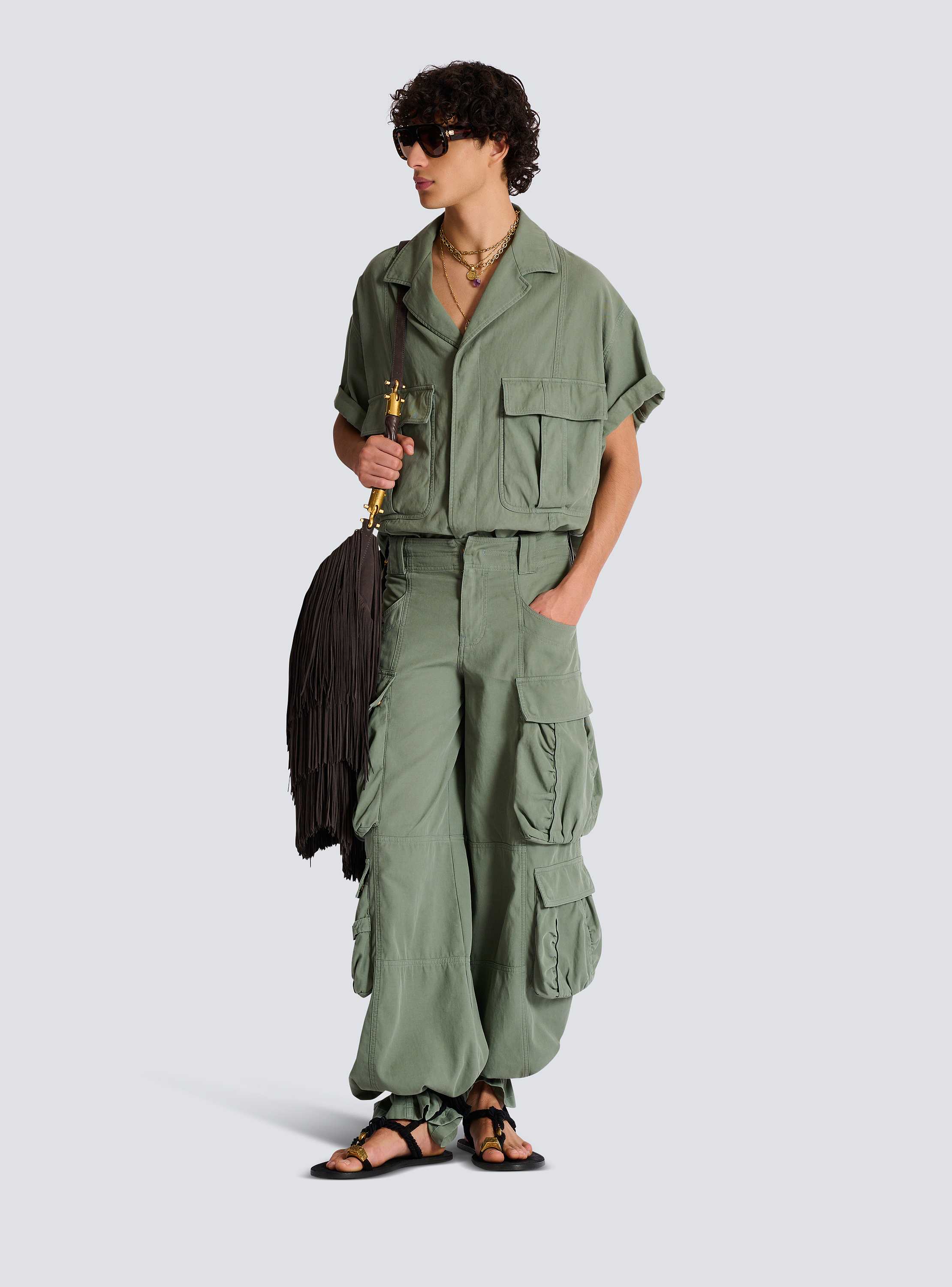 Cotton utility shirt