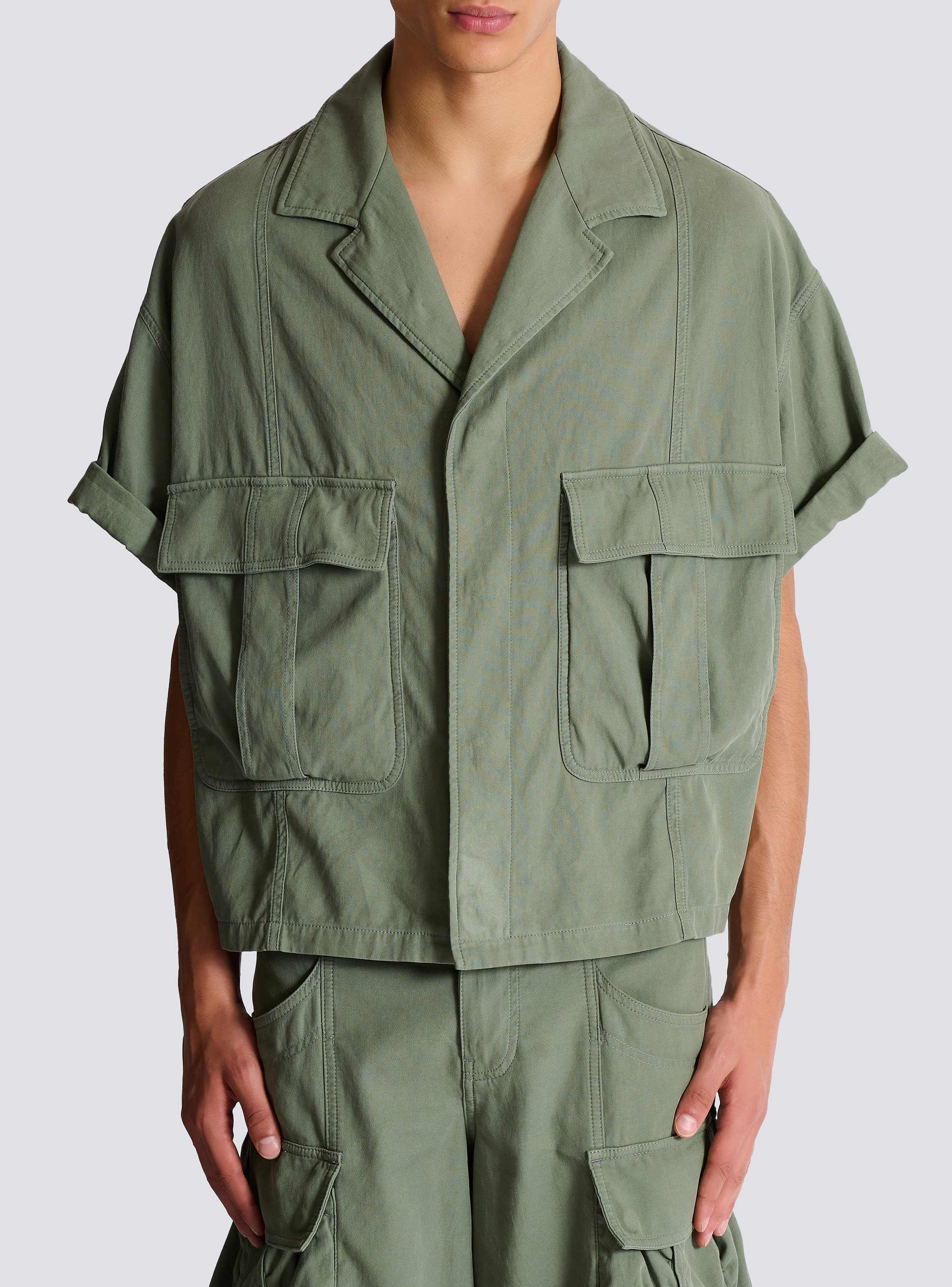 Cotton utility shirt
