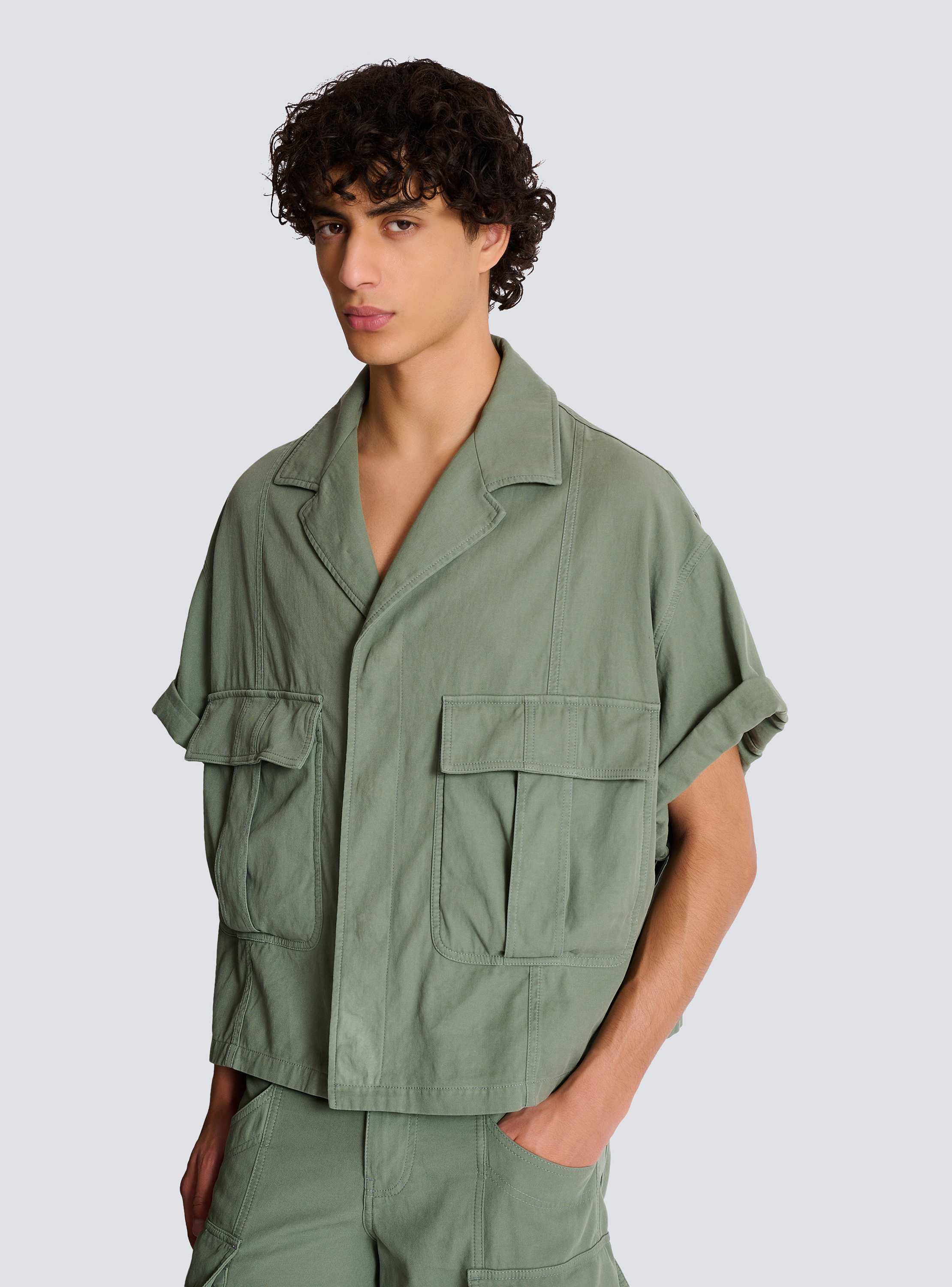 Cotton utility shirt
