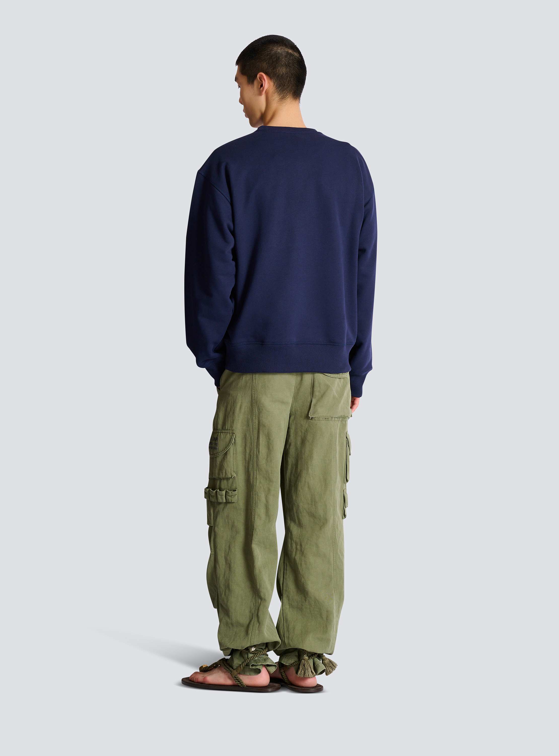 Sweatshirt with Balmain Club print