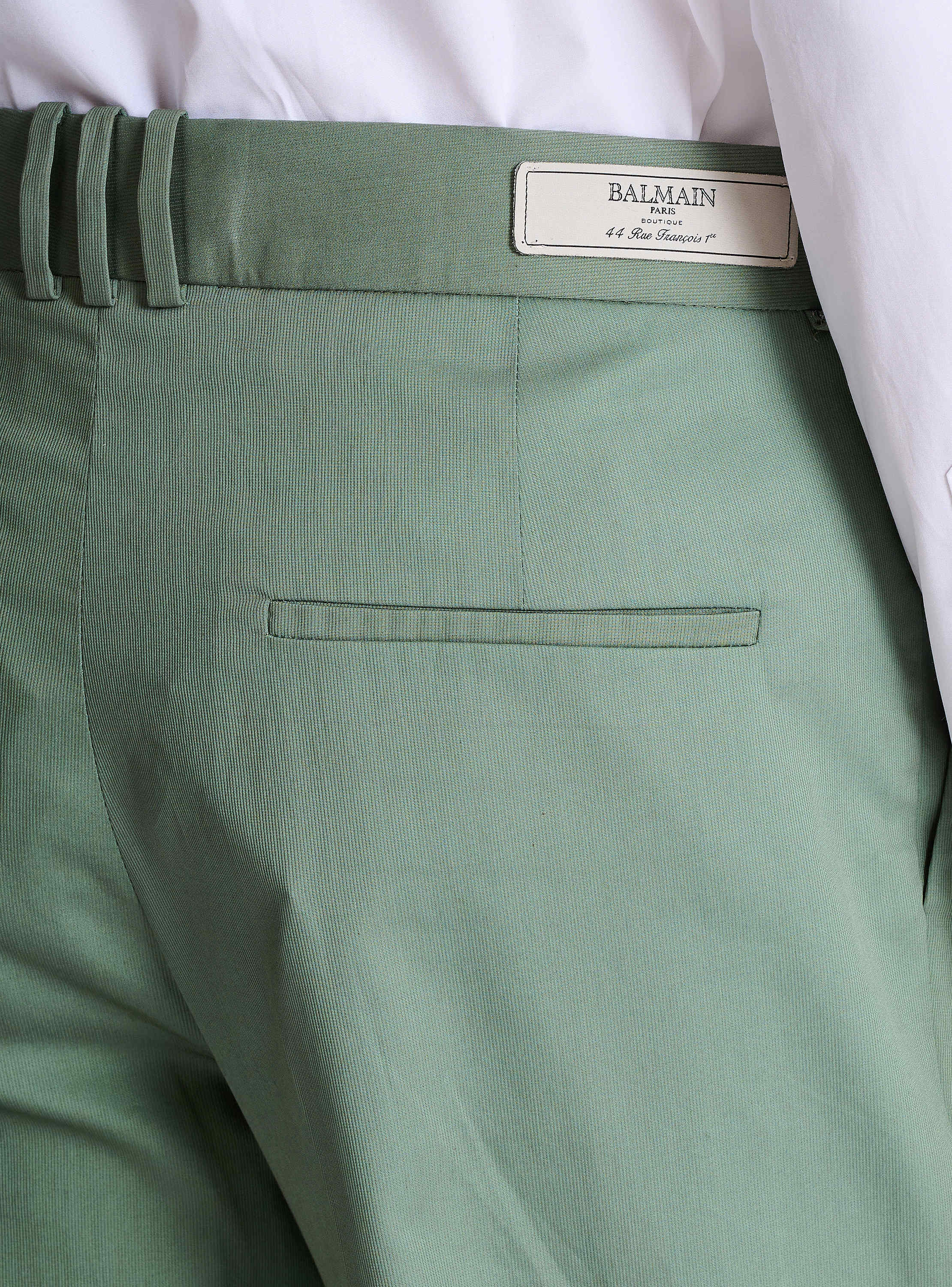 Bundfaltenhose aus Baumwolle