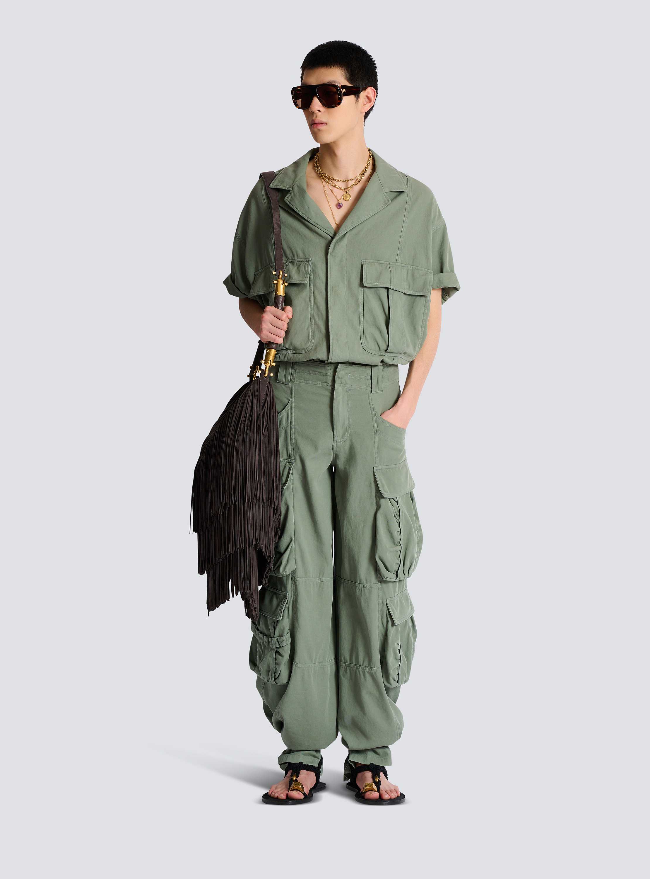 Cotton cargo pants