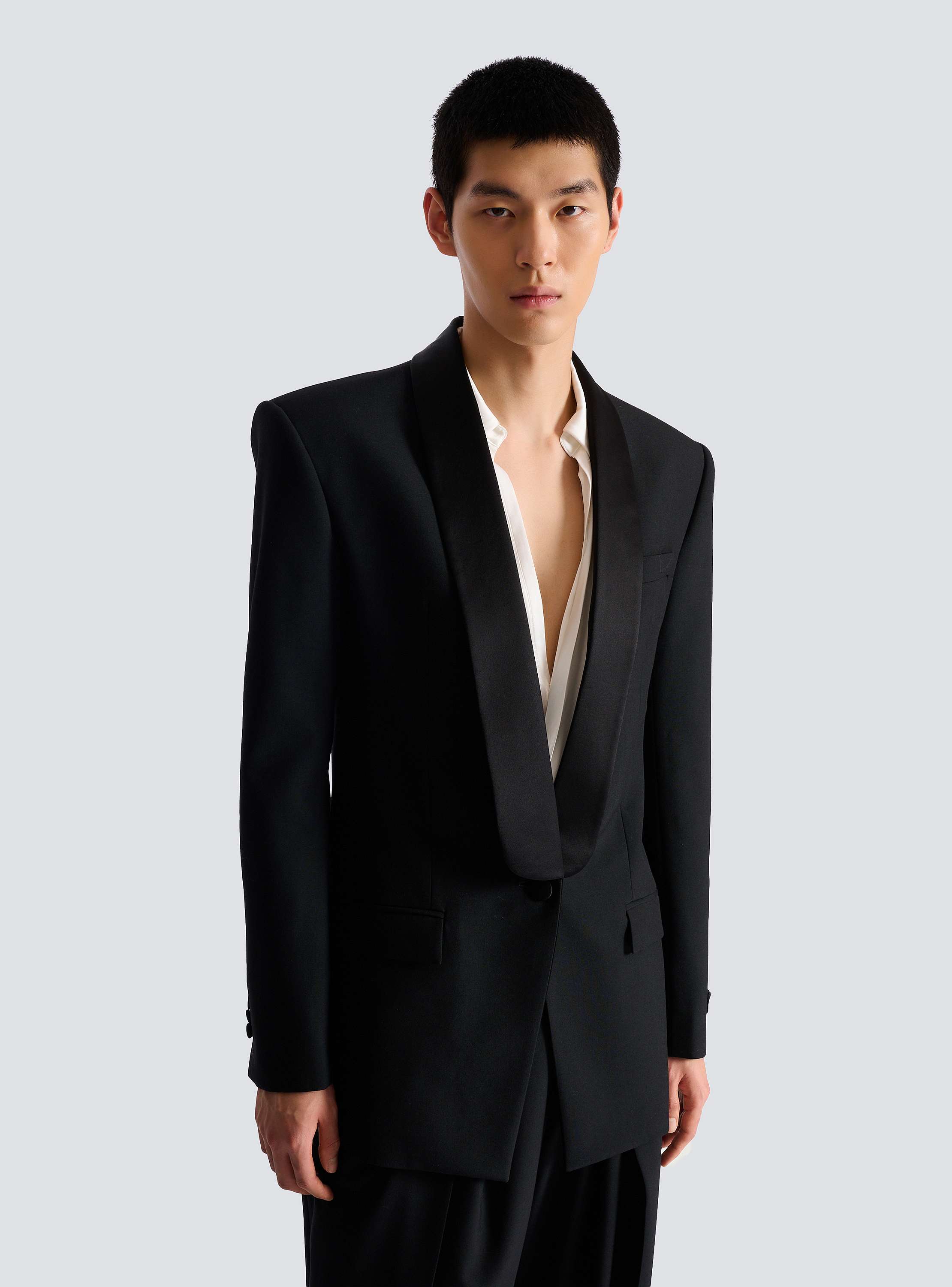 Wool tuxedo jacket