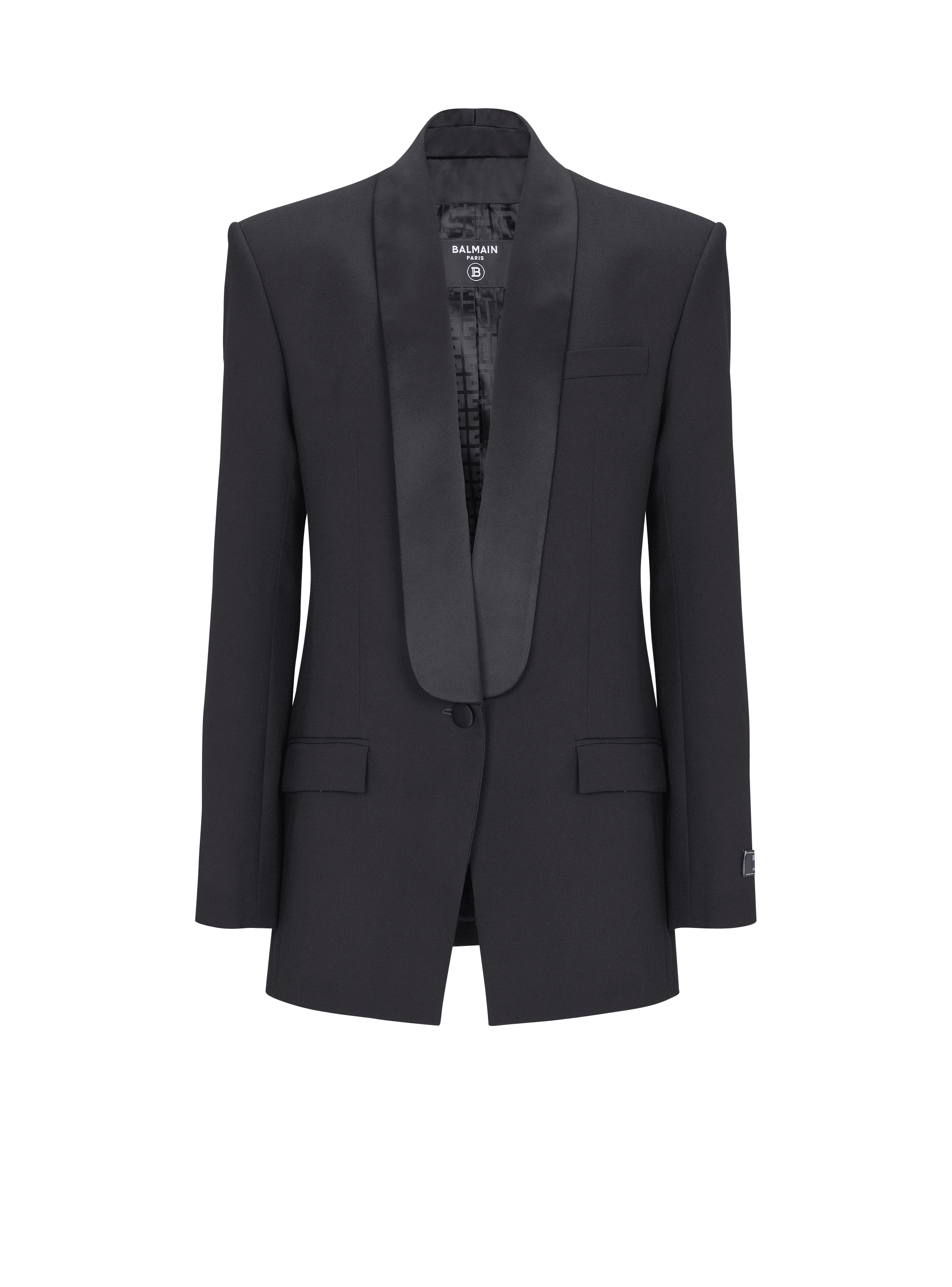 Wool tuxedo jacket
