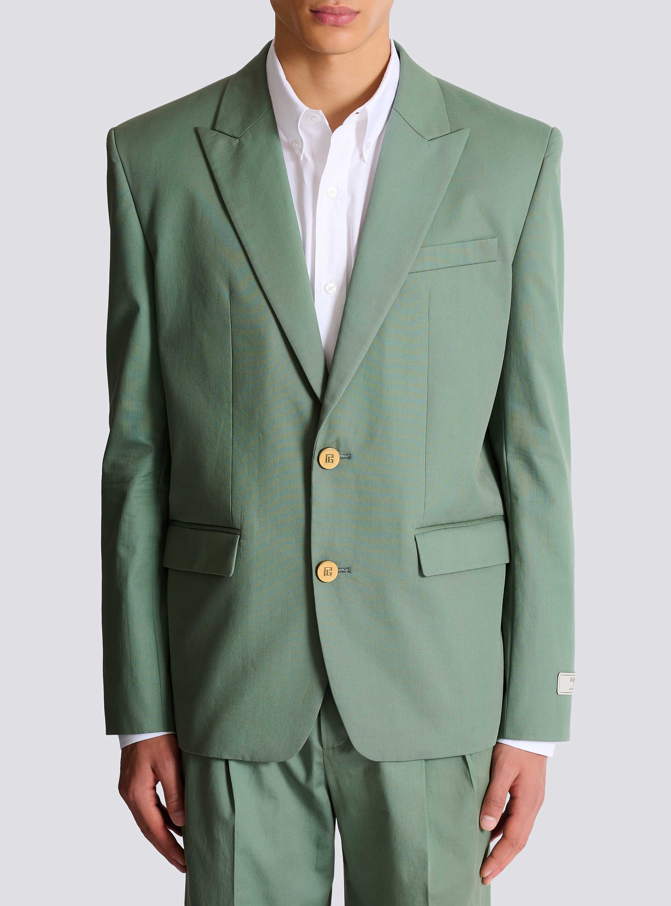 Jacke mit zwei Kn&ouml;pfen aus Baumwolltwill