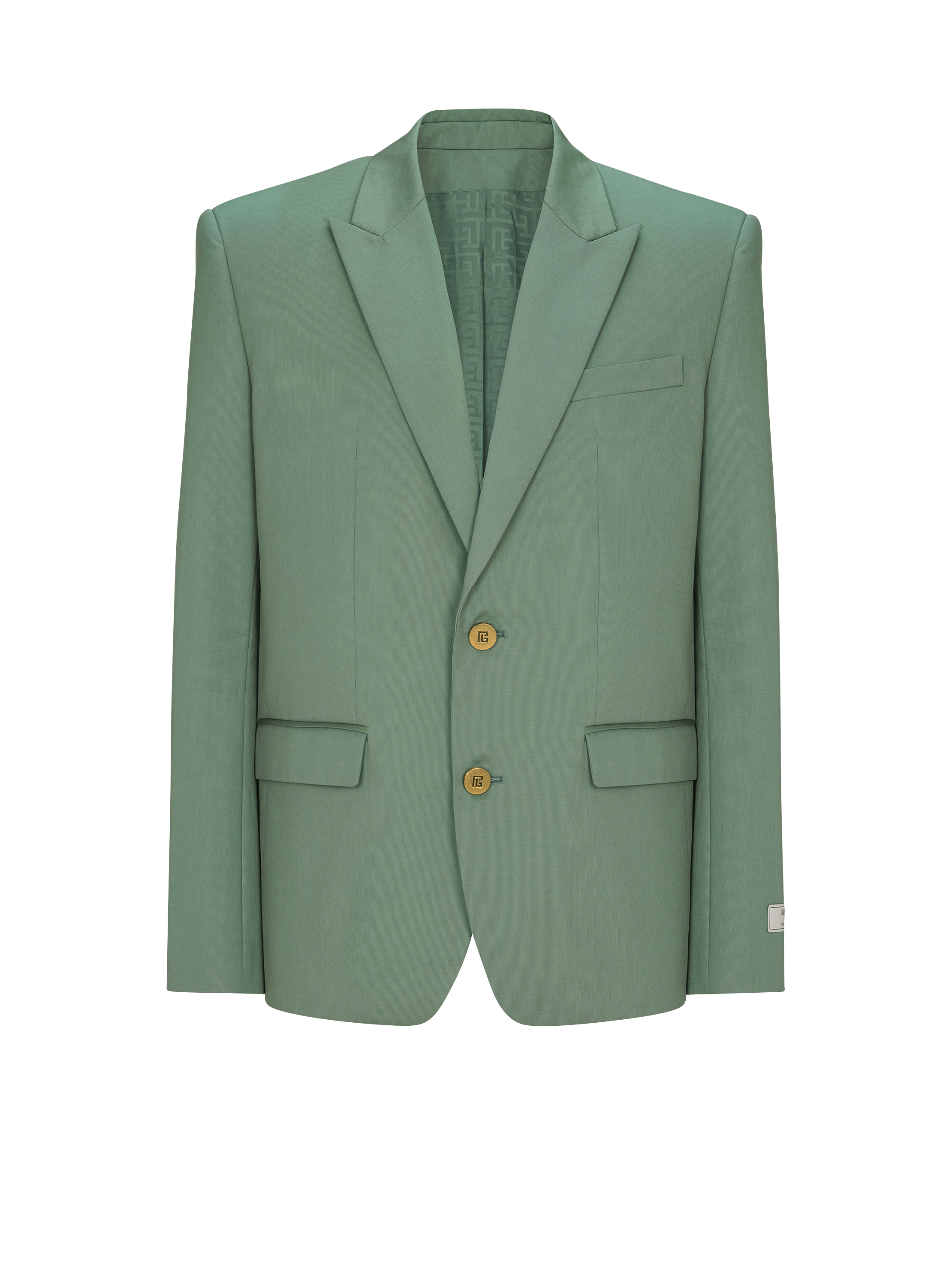 Jacke mit zwei Kn&ouml;pfen aus Baumwolltwill