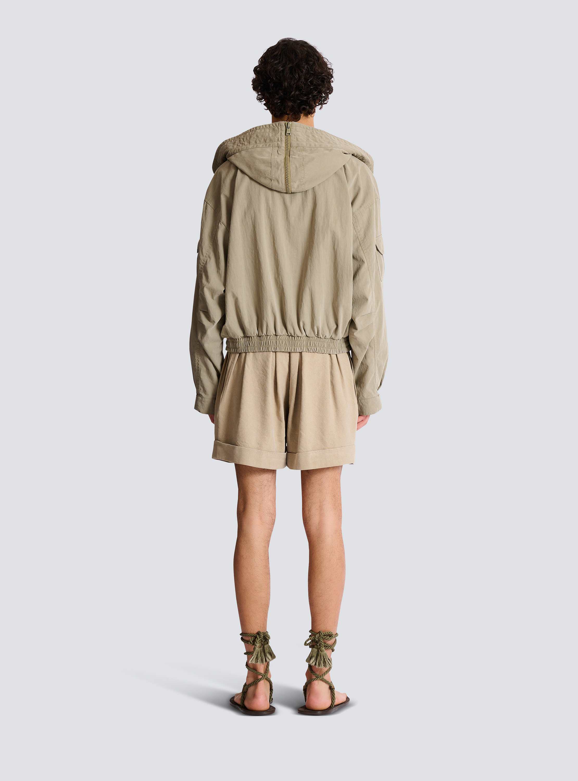 Balmain Stamp cargo jacket in vintage cotton