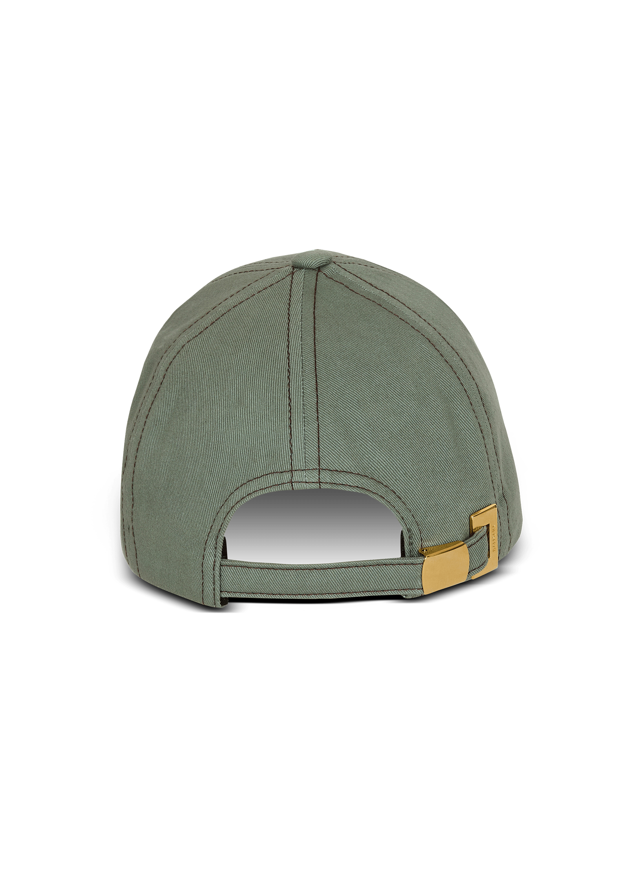 Cotton cap with Balmain Paris embroidery