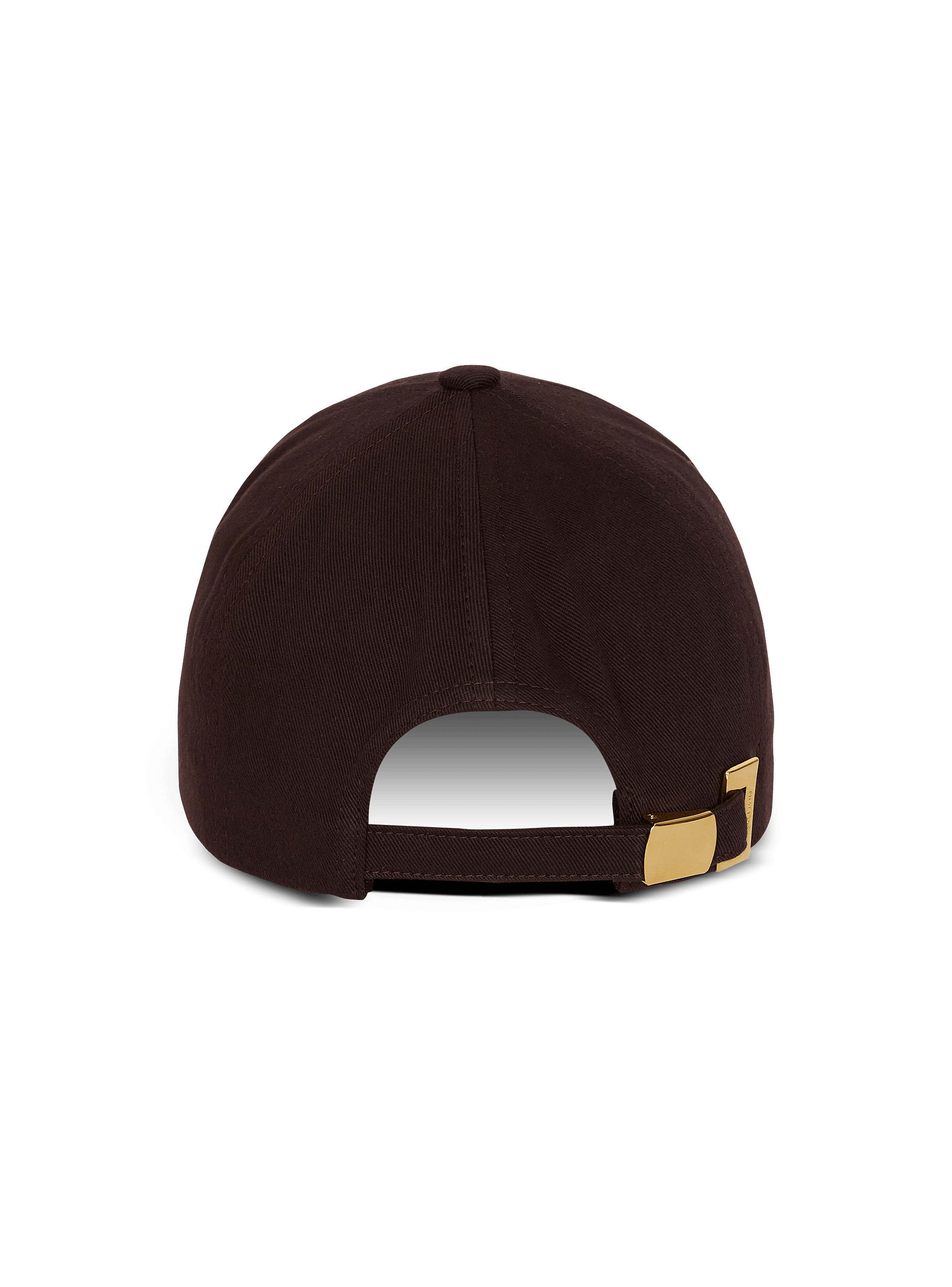 Cotton cap with Balmain Paris and Sun embroidery