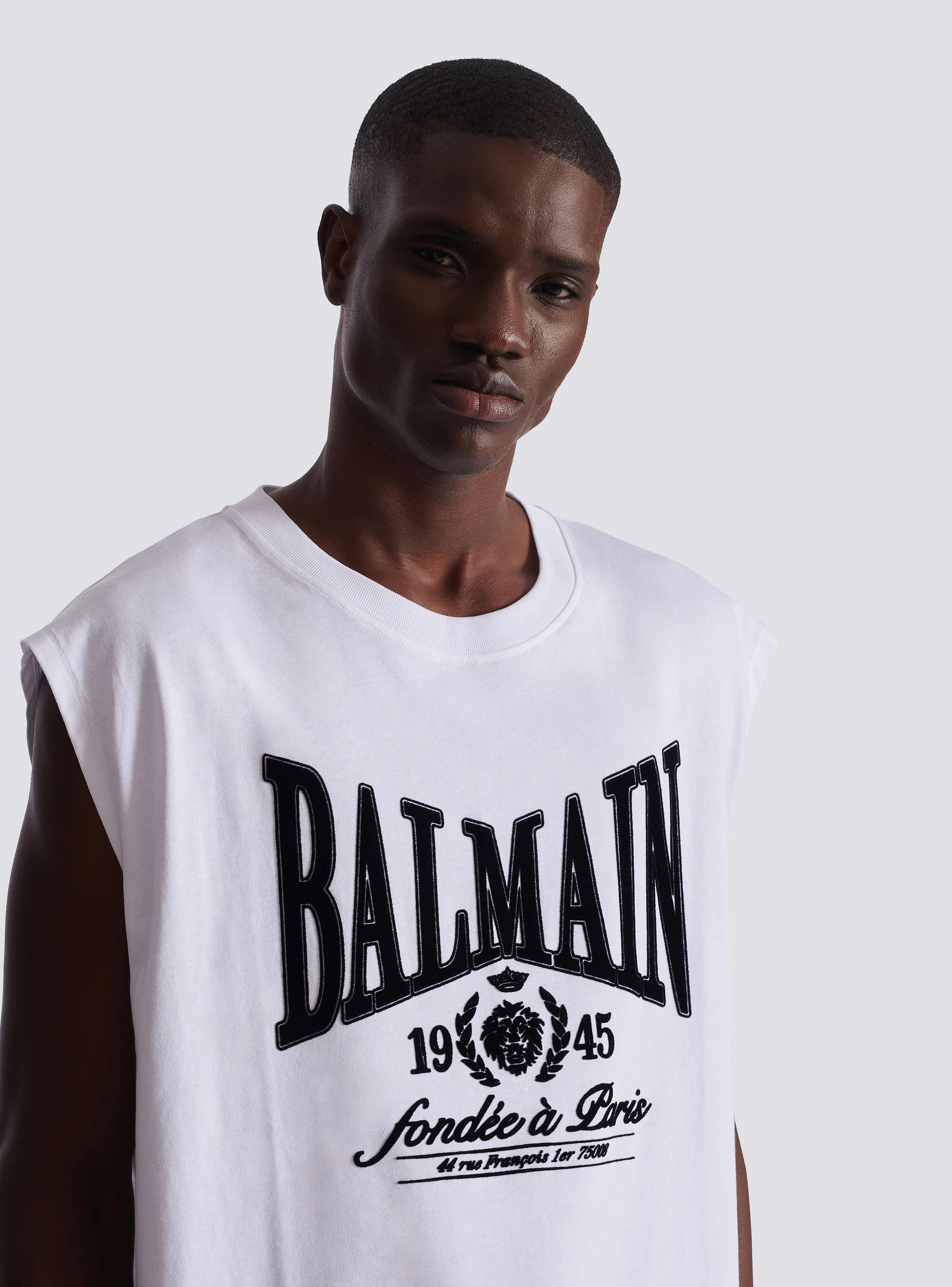 Relaxed printed tank top