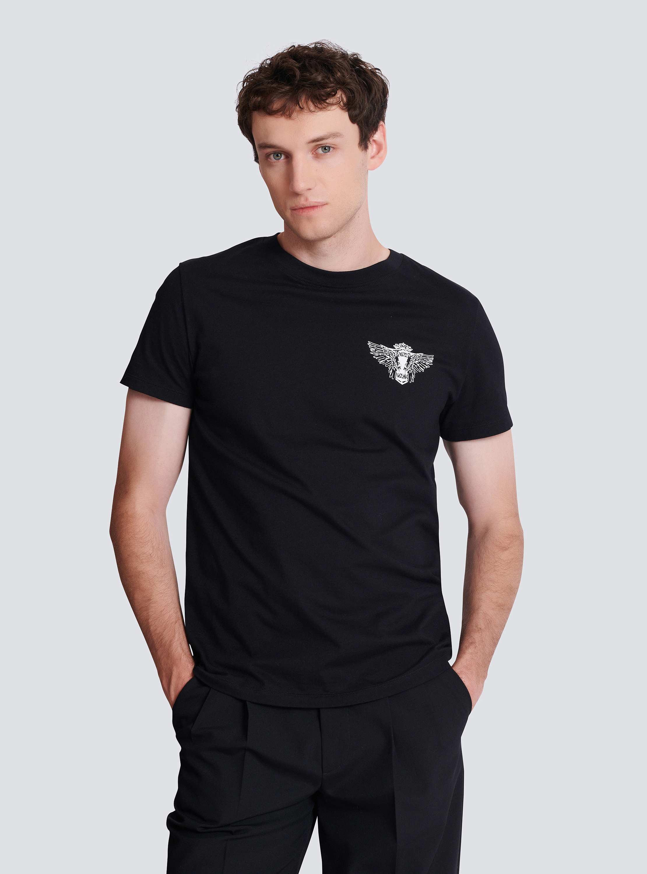 T-shirt with Balmain Wings print
