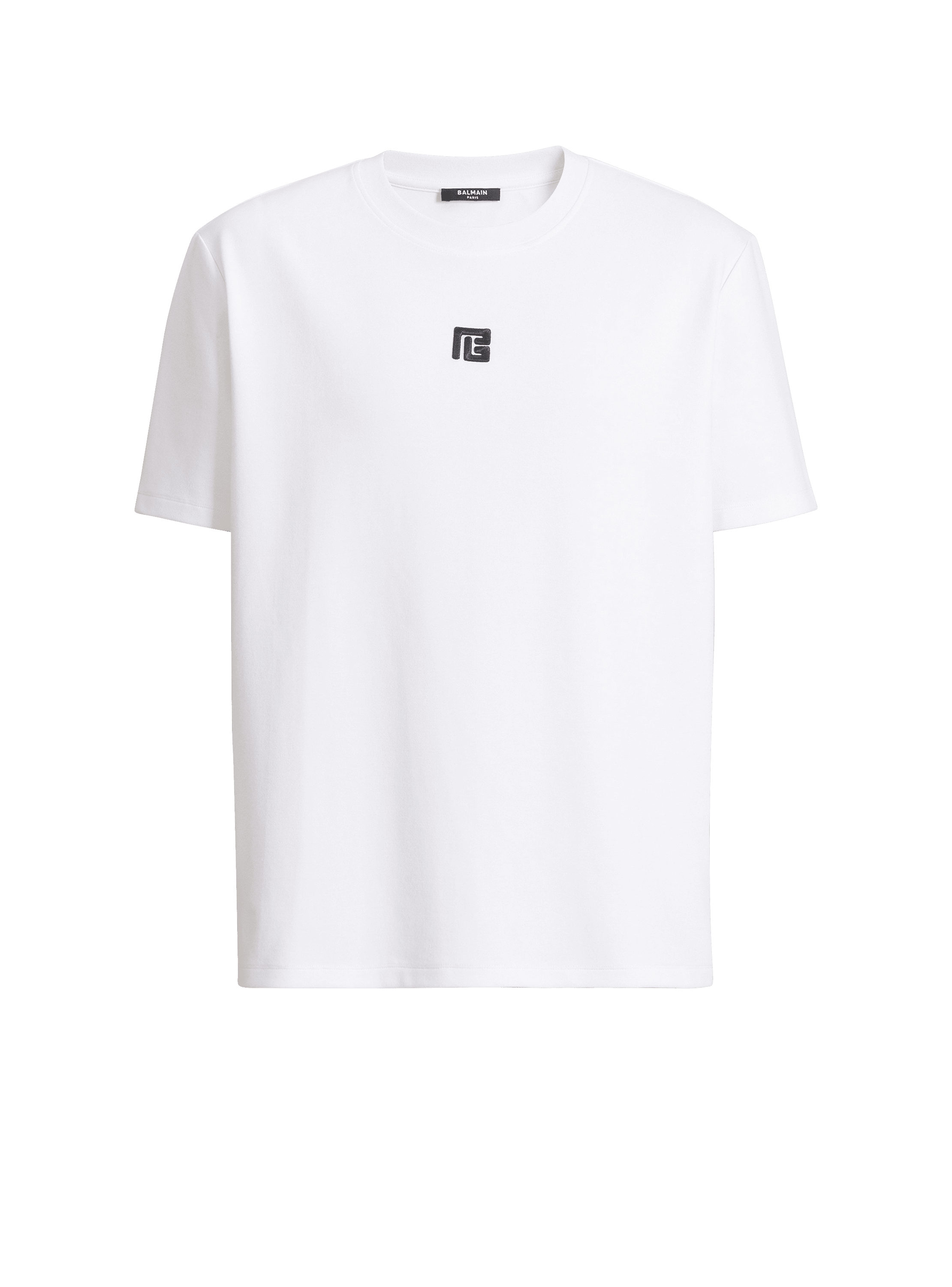 T-shirt with embroidered logo