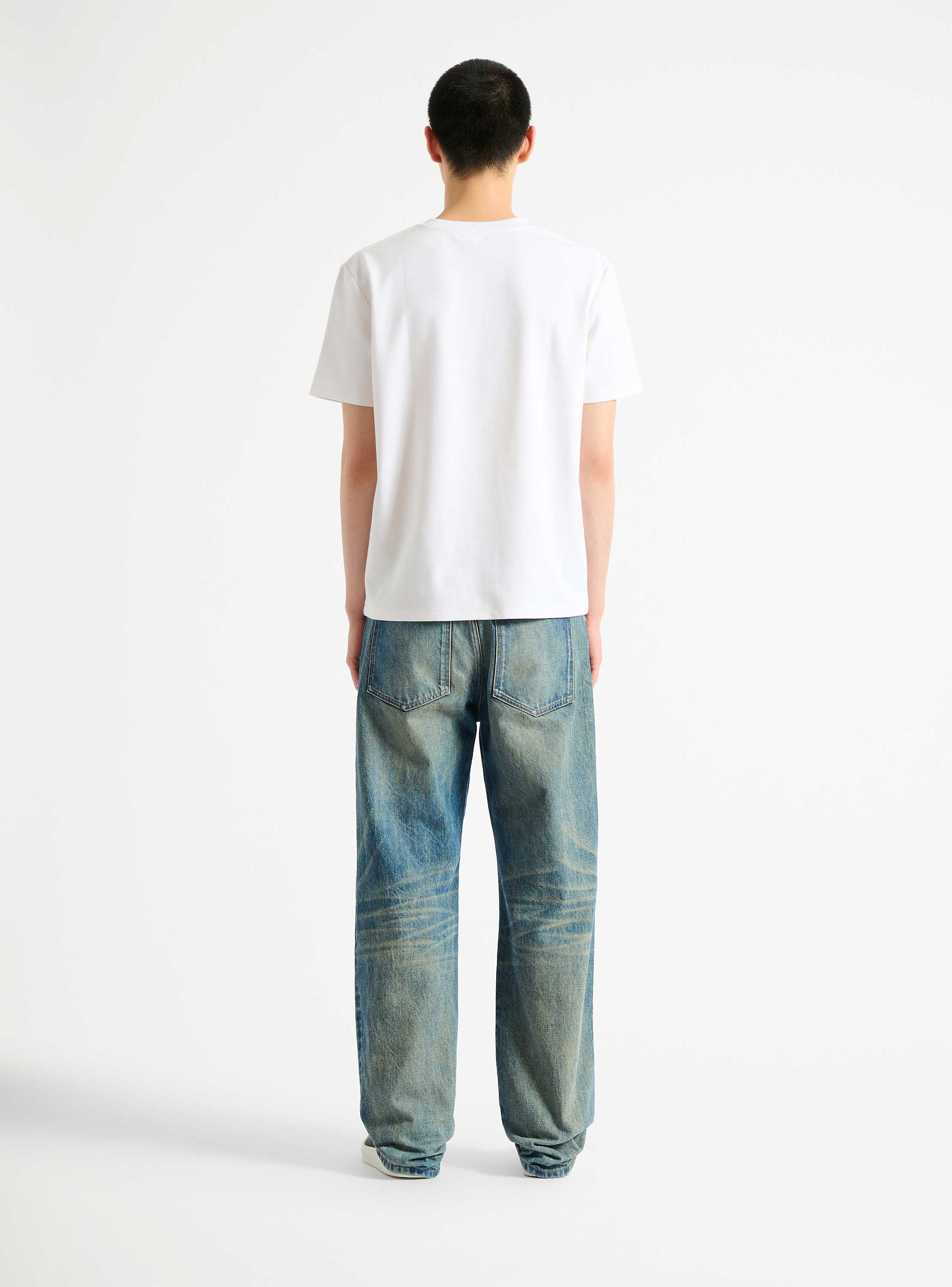 T-shirt with embroidered logo