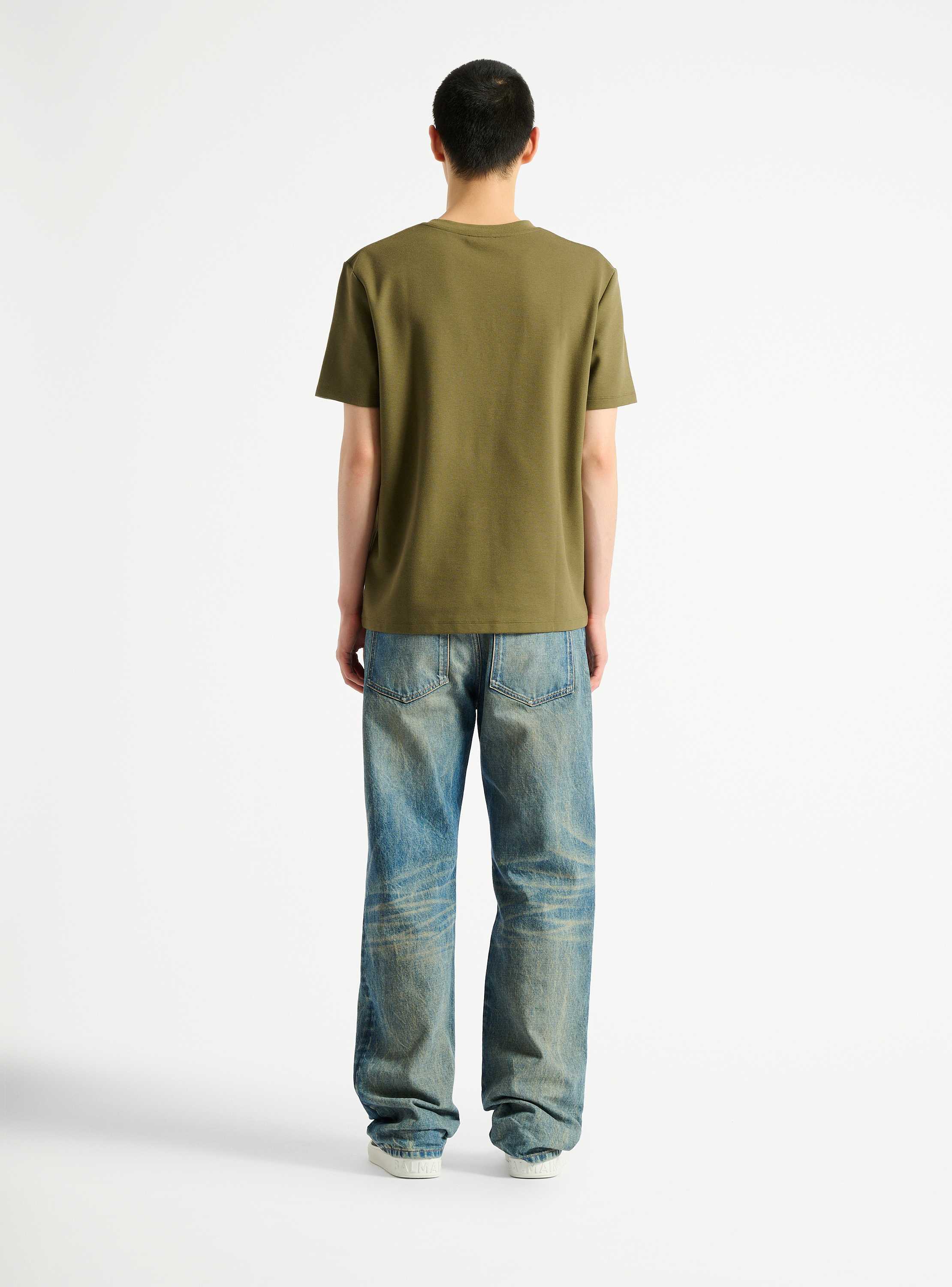 T-Shirt mit aufgesticktem Logo