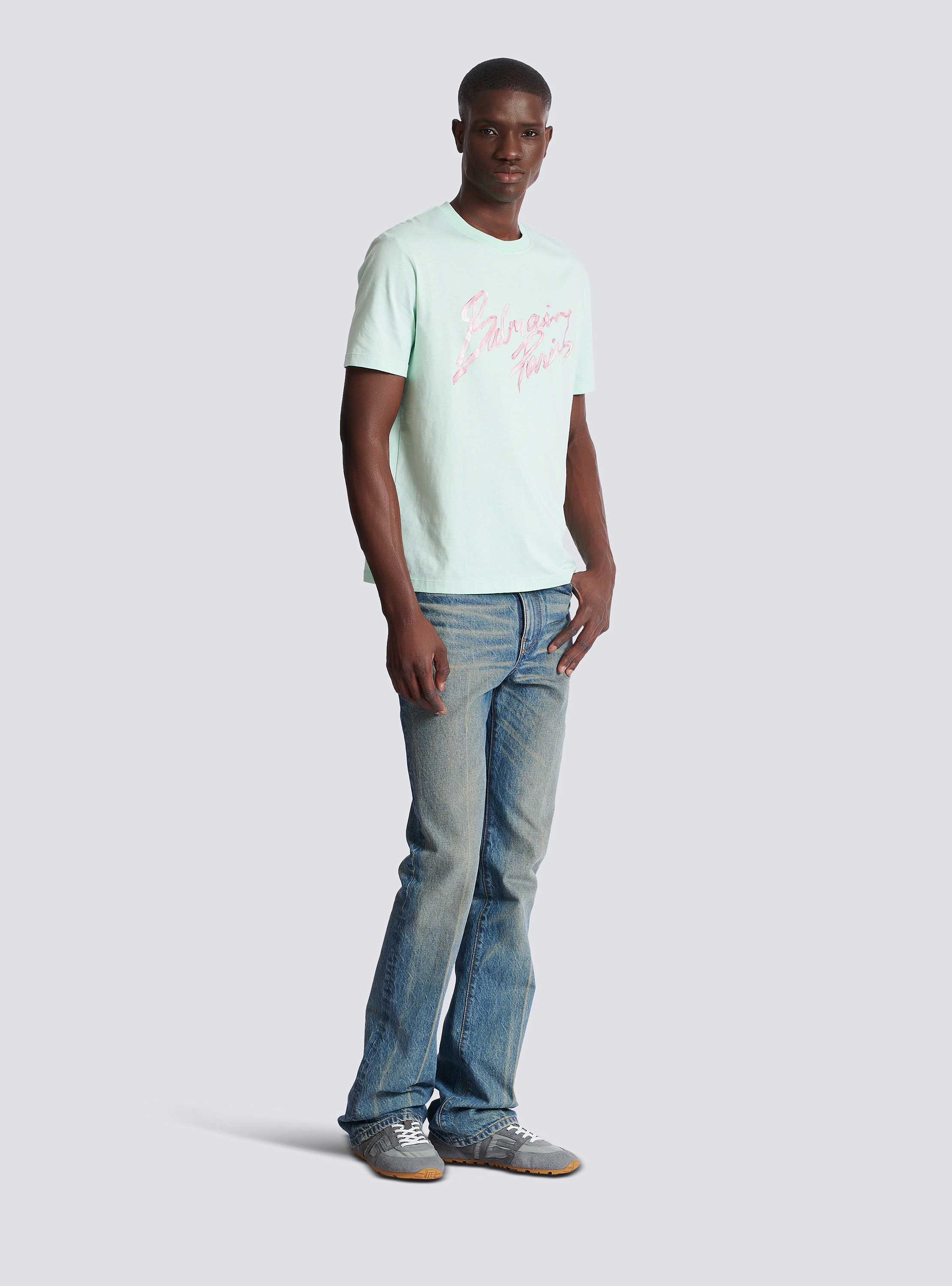 Printed cotton T-shirt