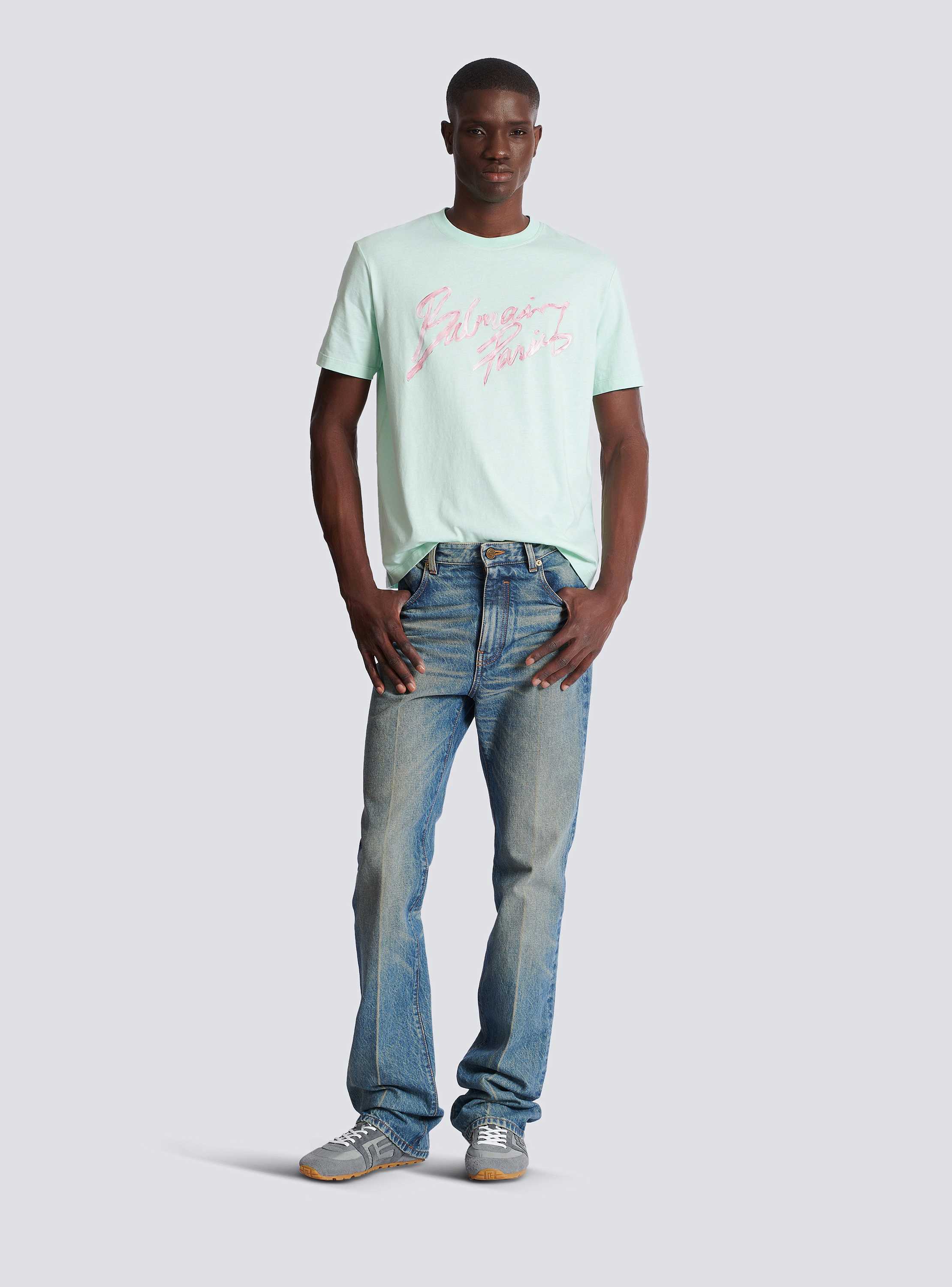 Printed cotton T-shirt