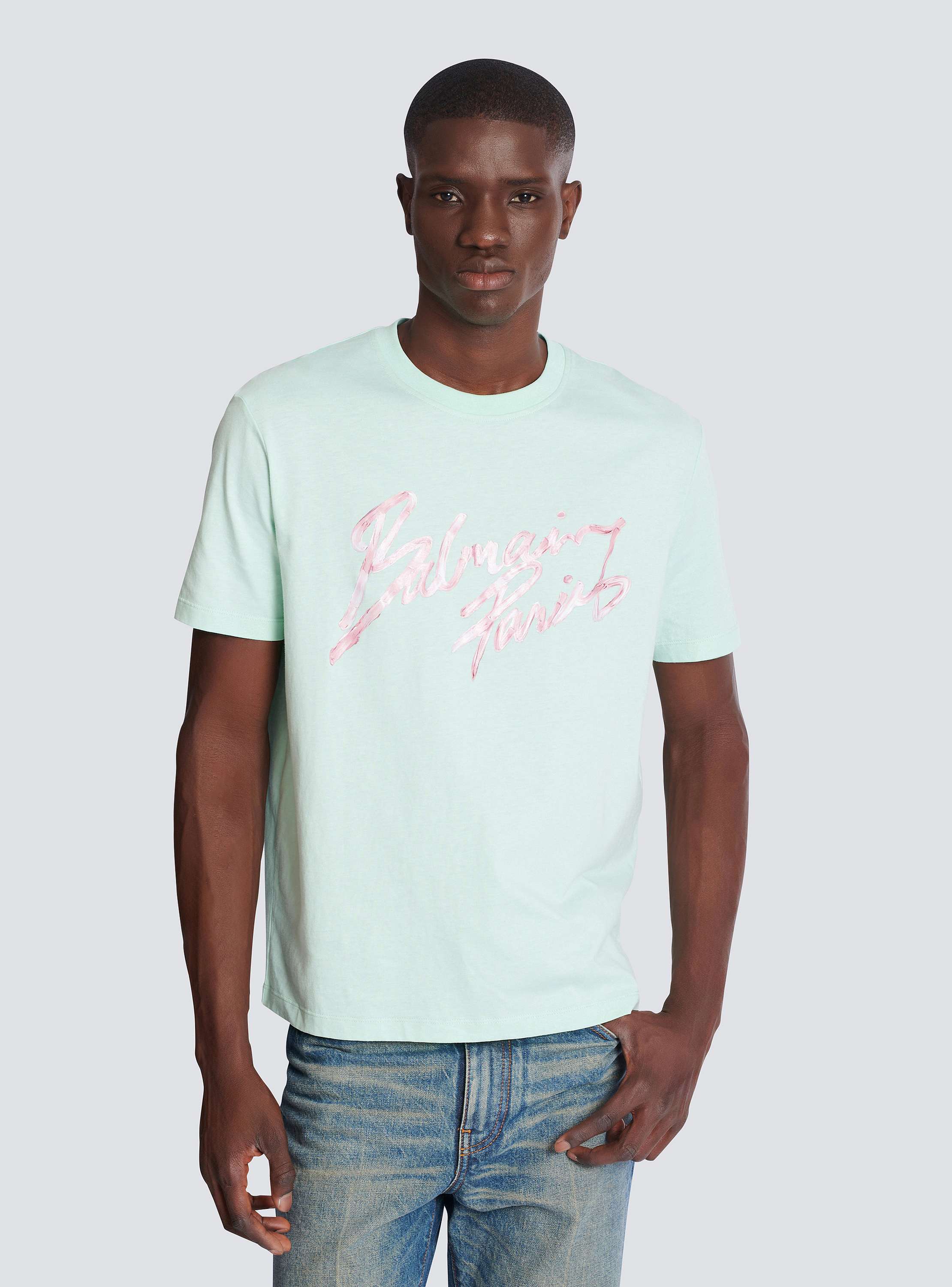 Printed cotton T-shirt