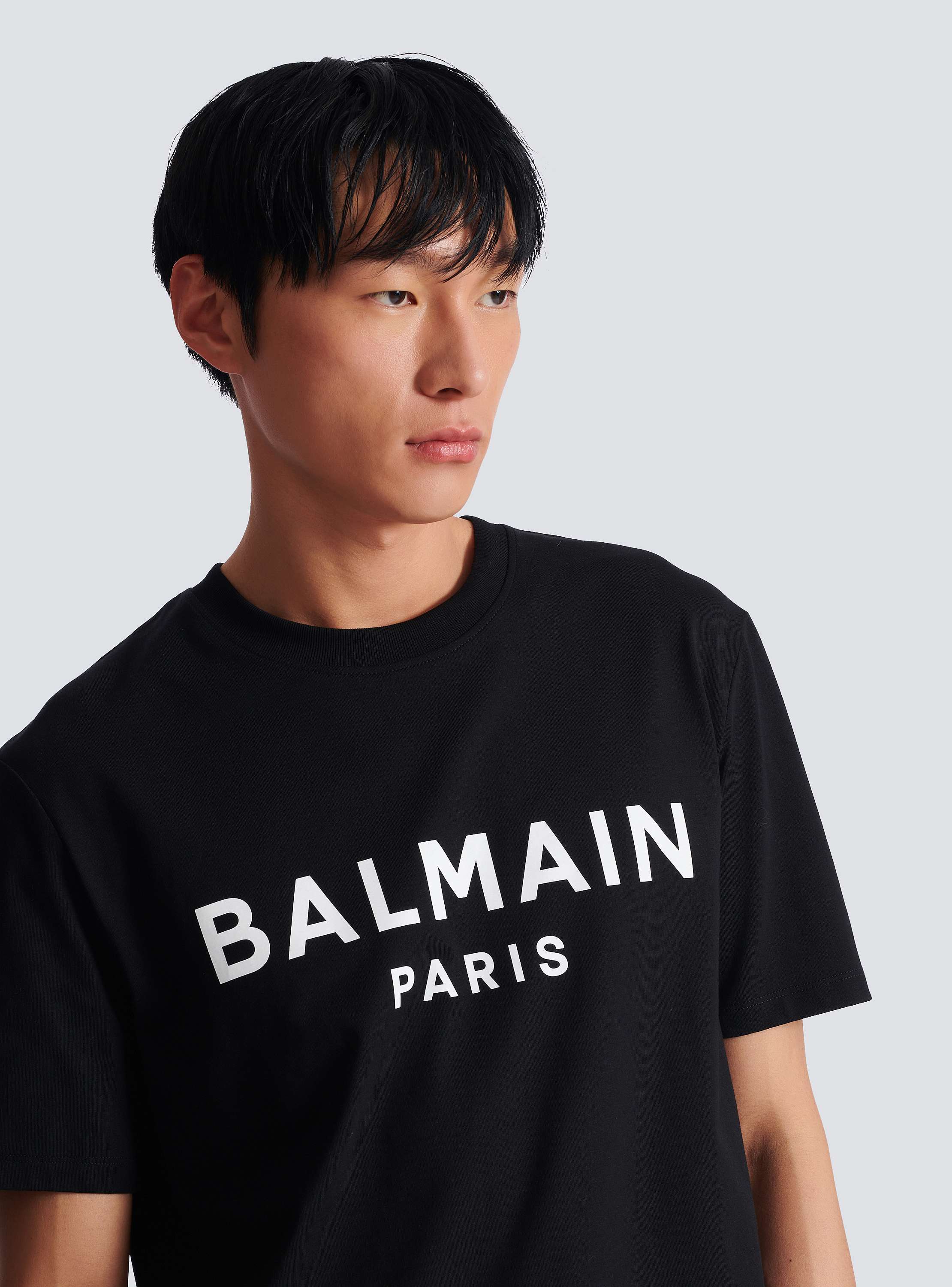 T-shirt with Balmain Paris print