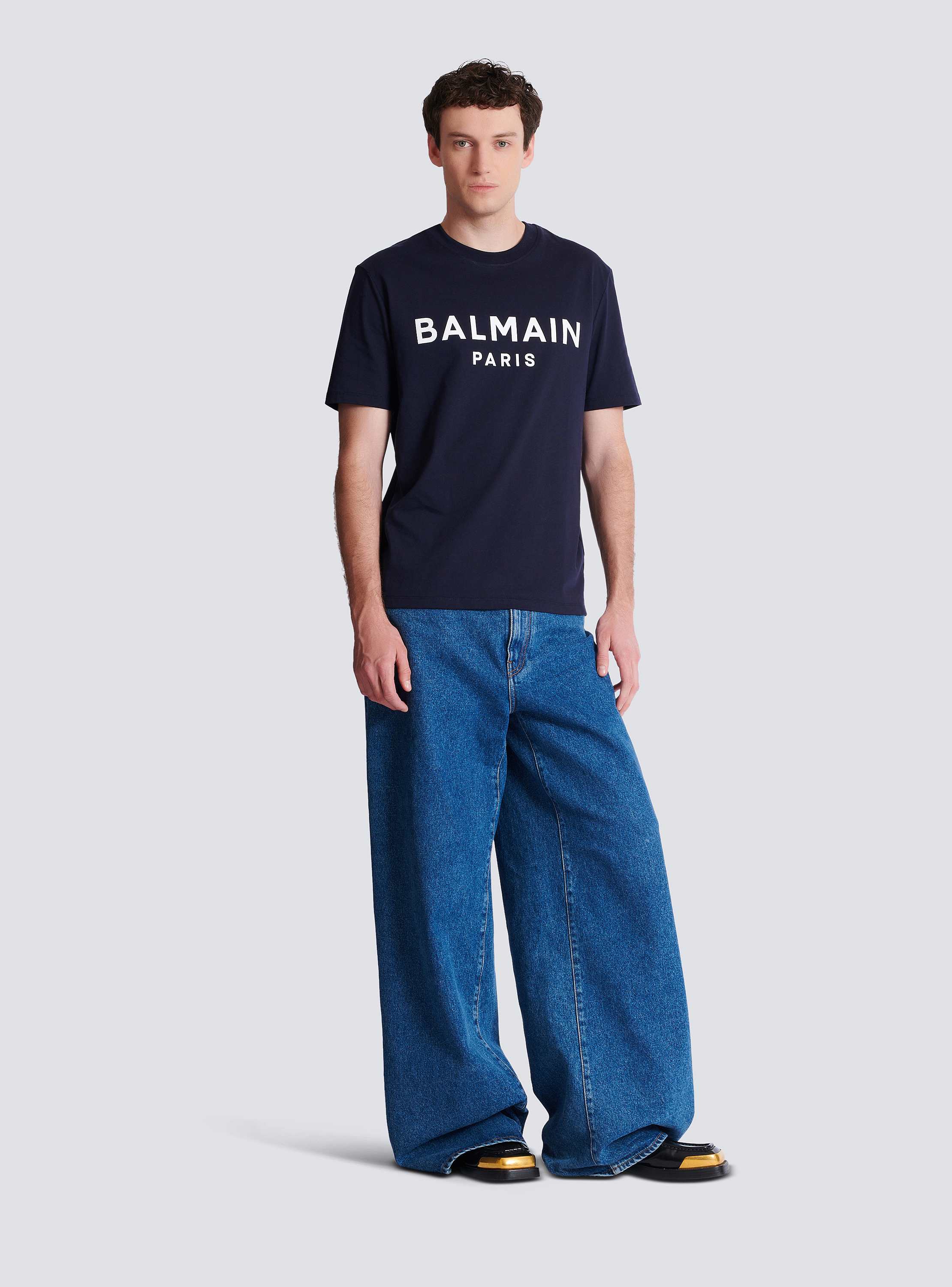 T-shirt with Balmain Paris print