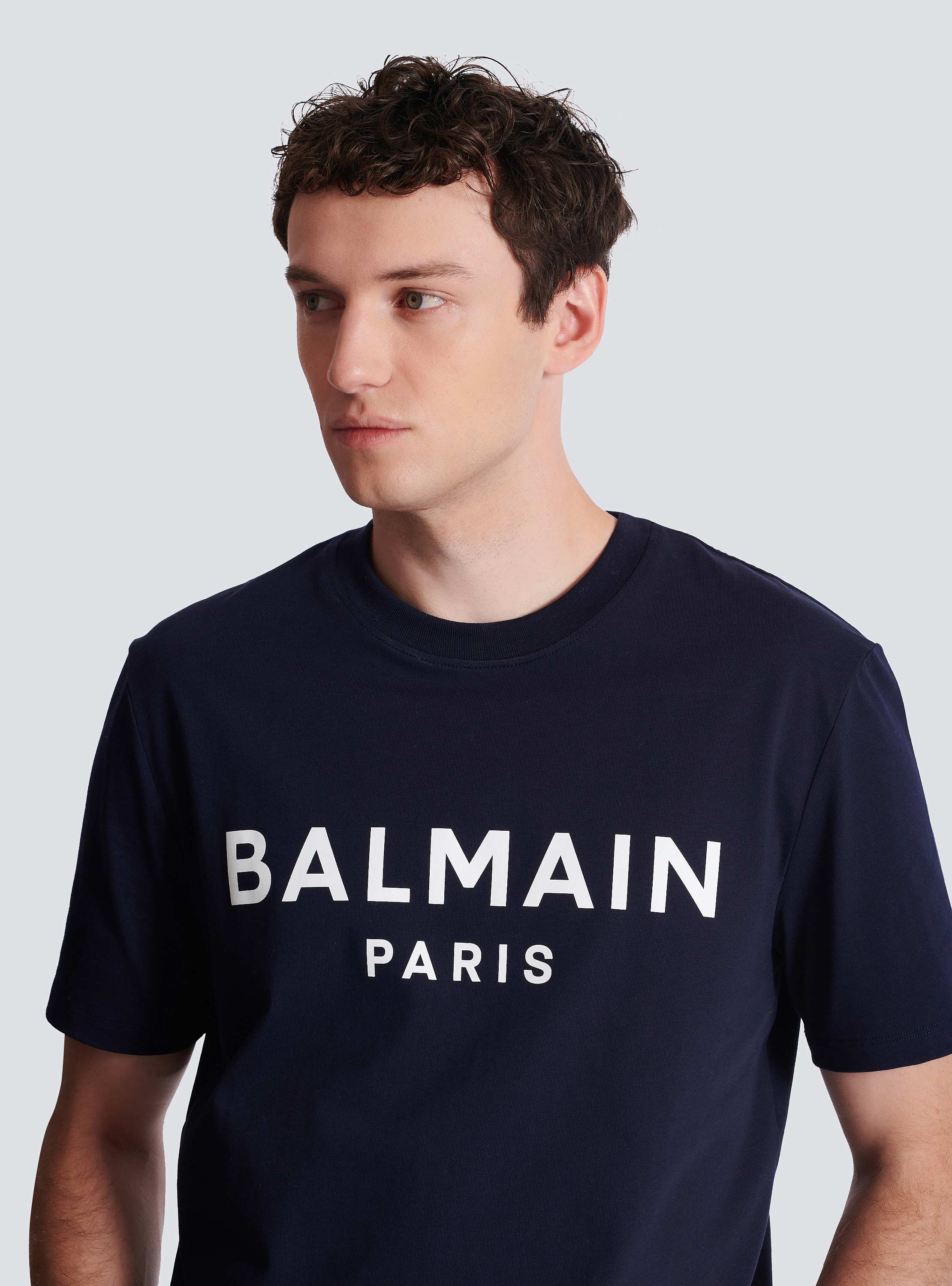 T-shirt with Balmain Paris print