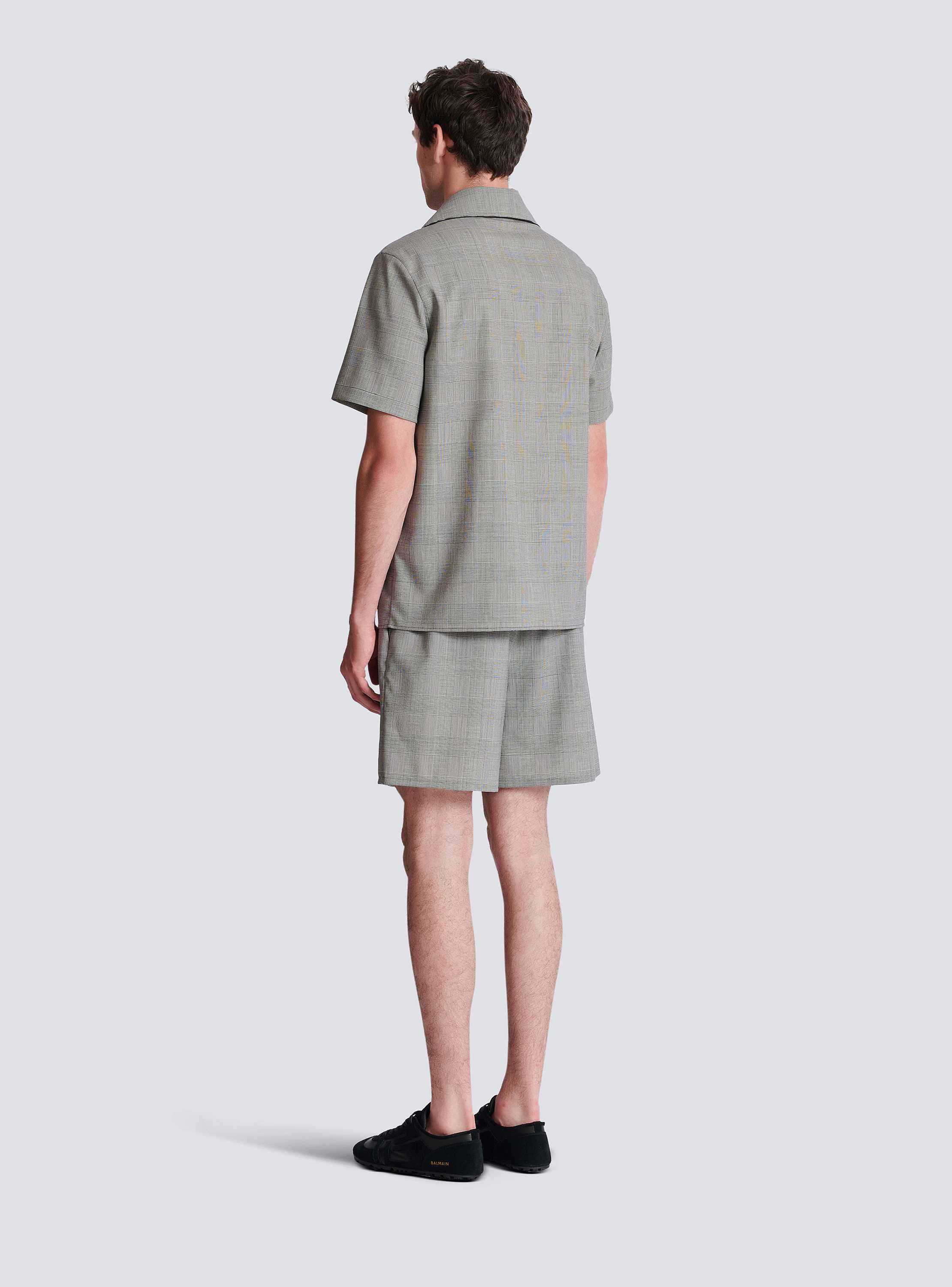 Short-sleeved Prince of Wales shirt