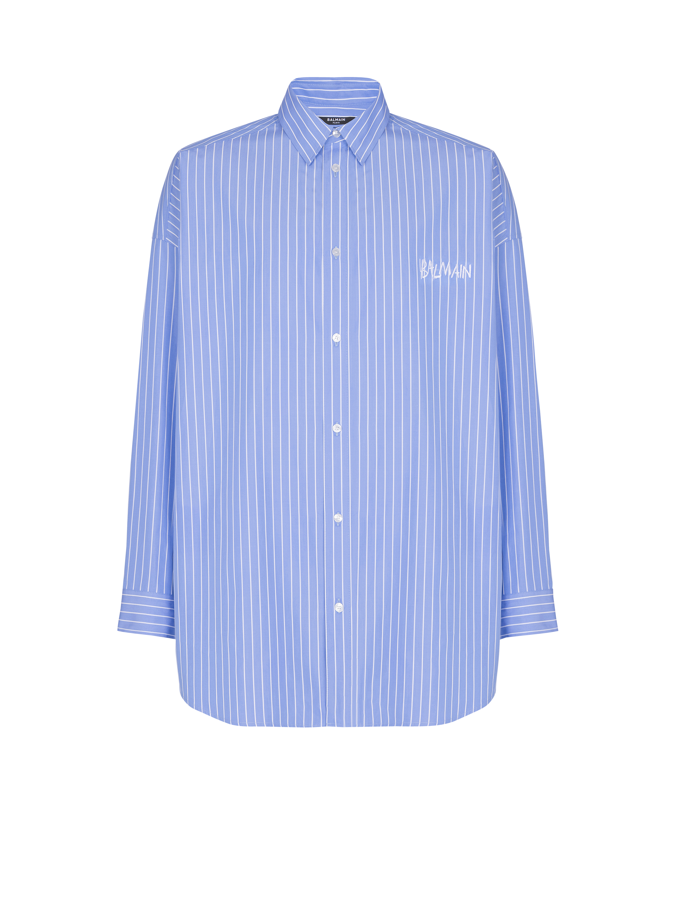 Relaxed shirt with stripes