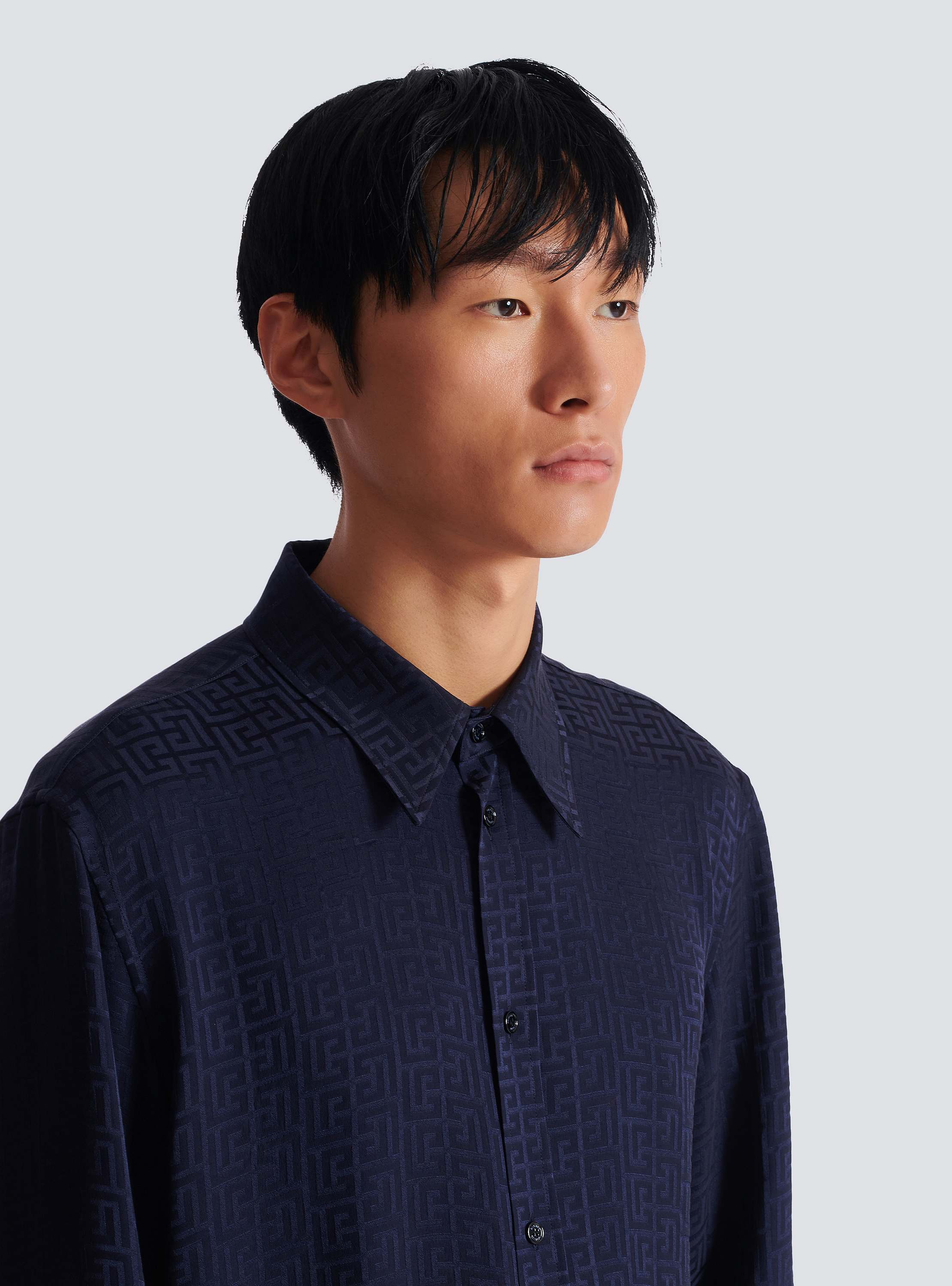 Monogram jacquard shirt