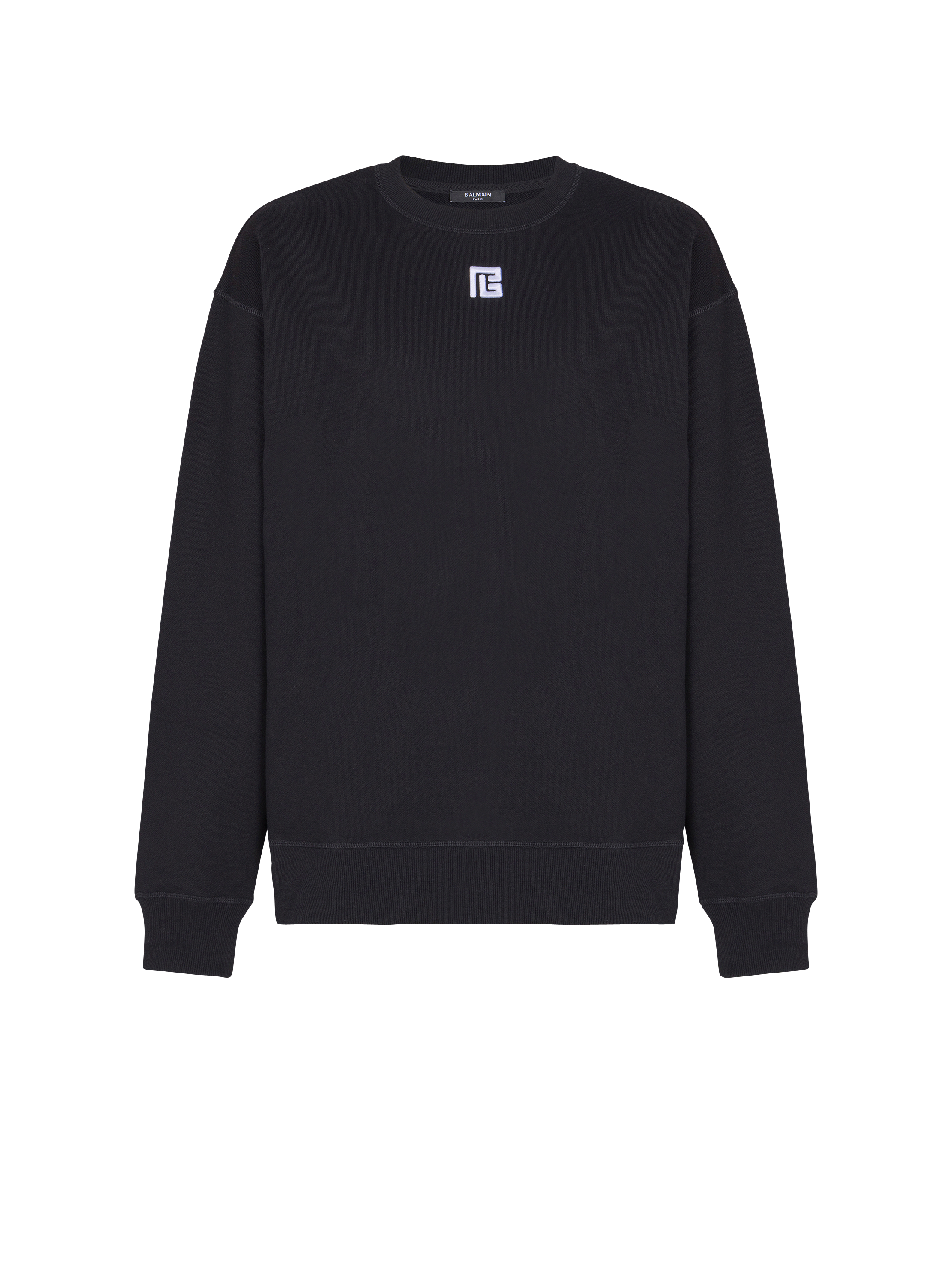 Cotton sweatshirt with PB embroidery