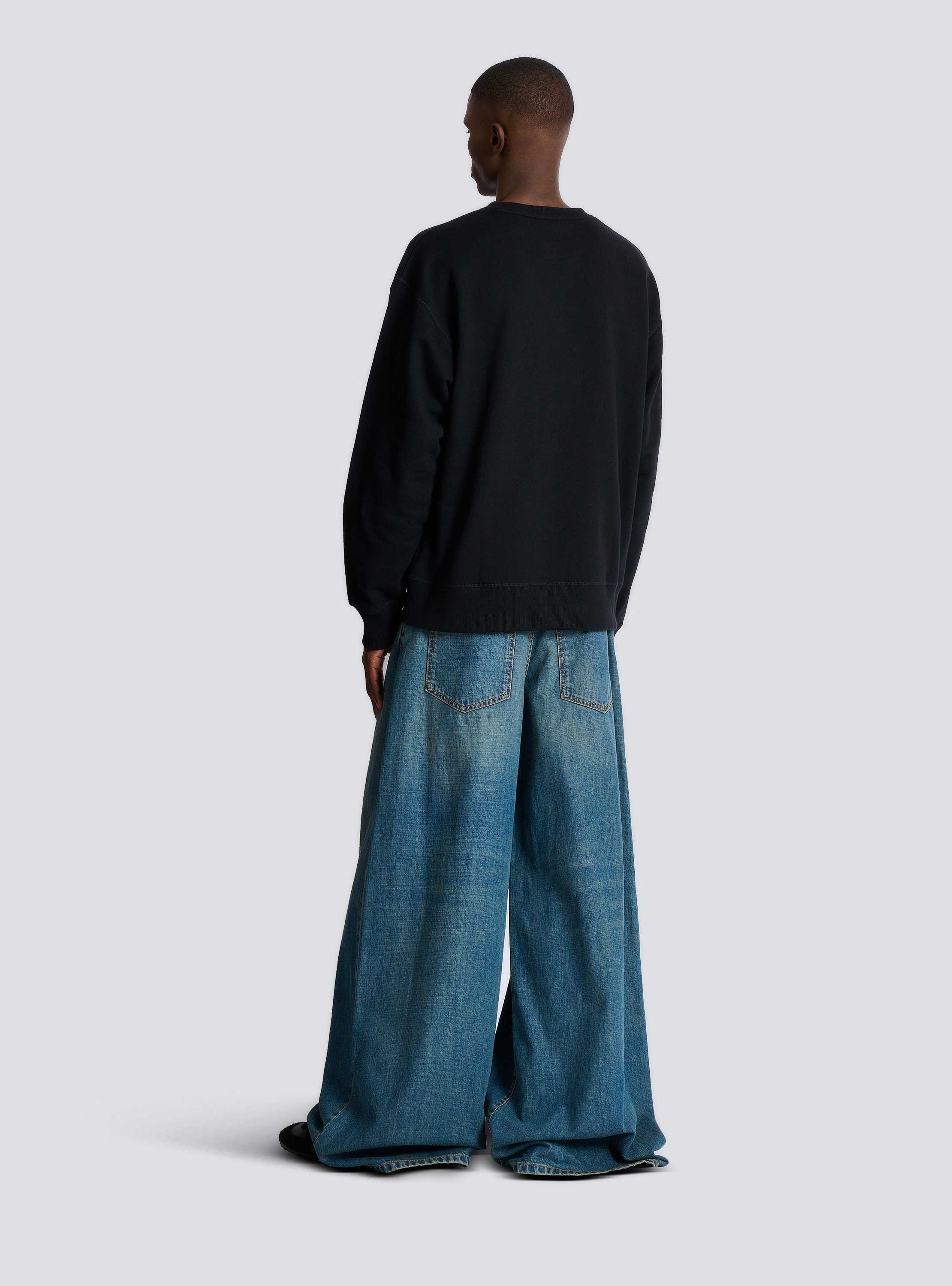 Cotton sweatshirt with PB embroidery