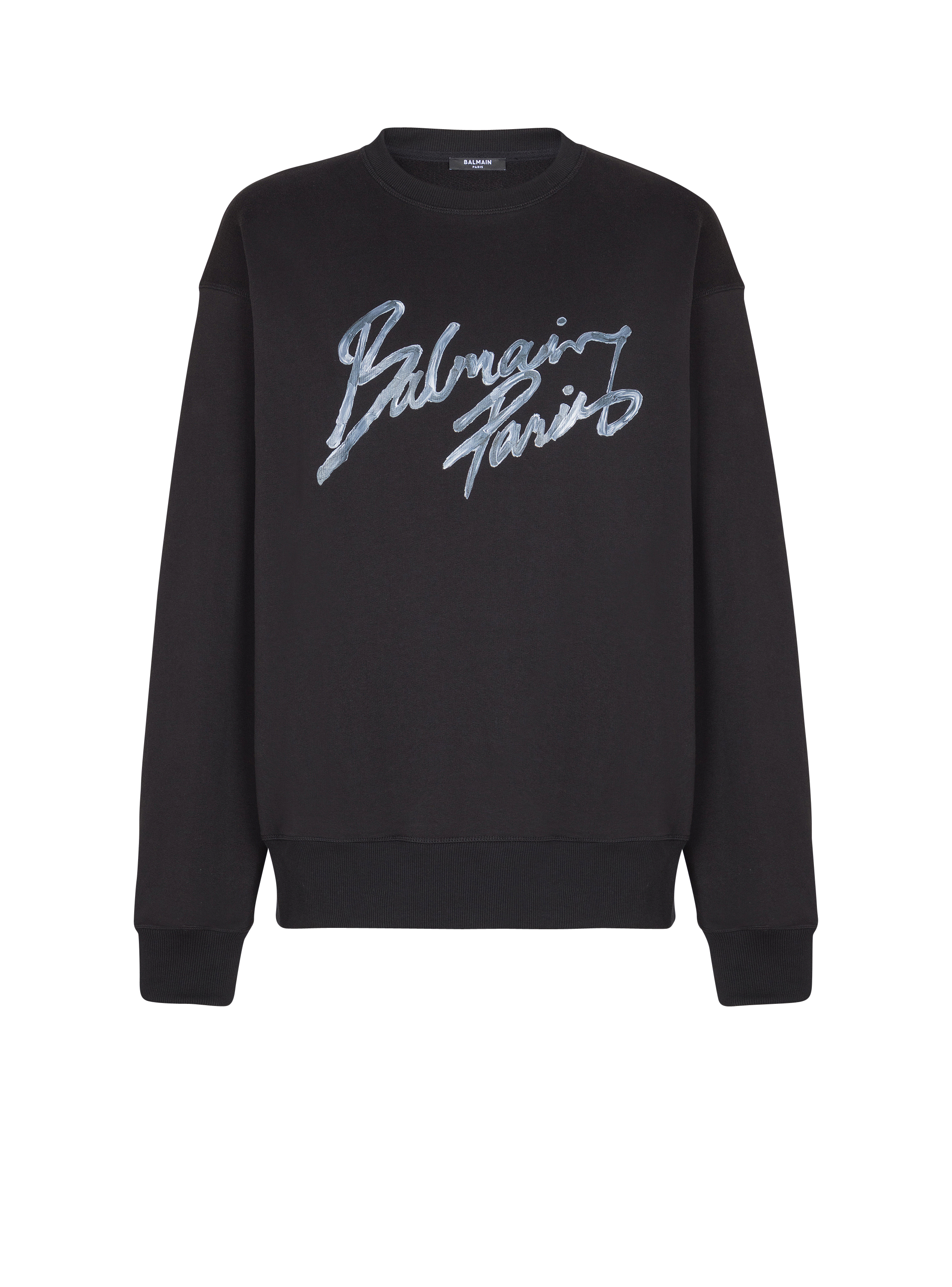 Printed cotton sweatshirt