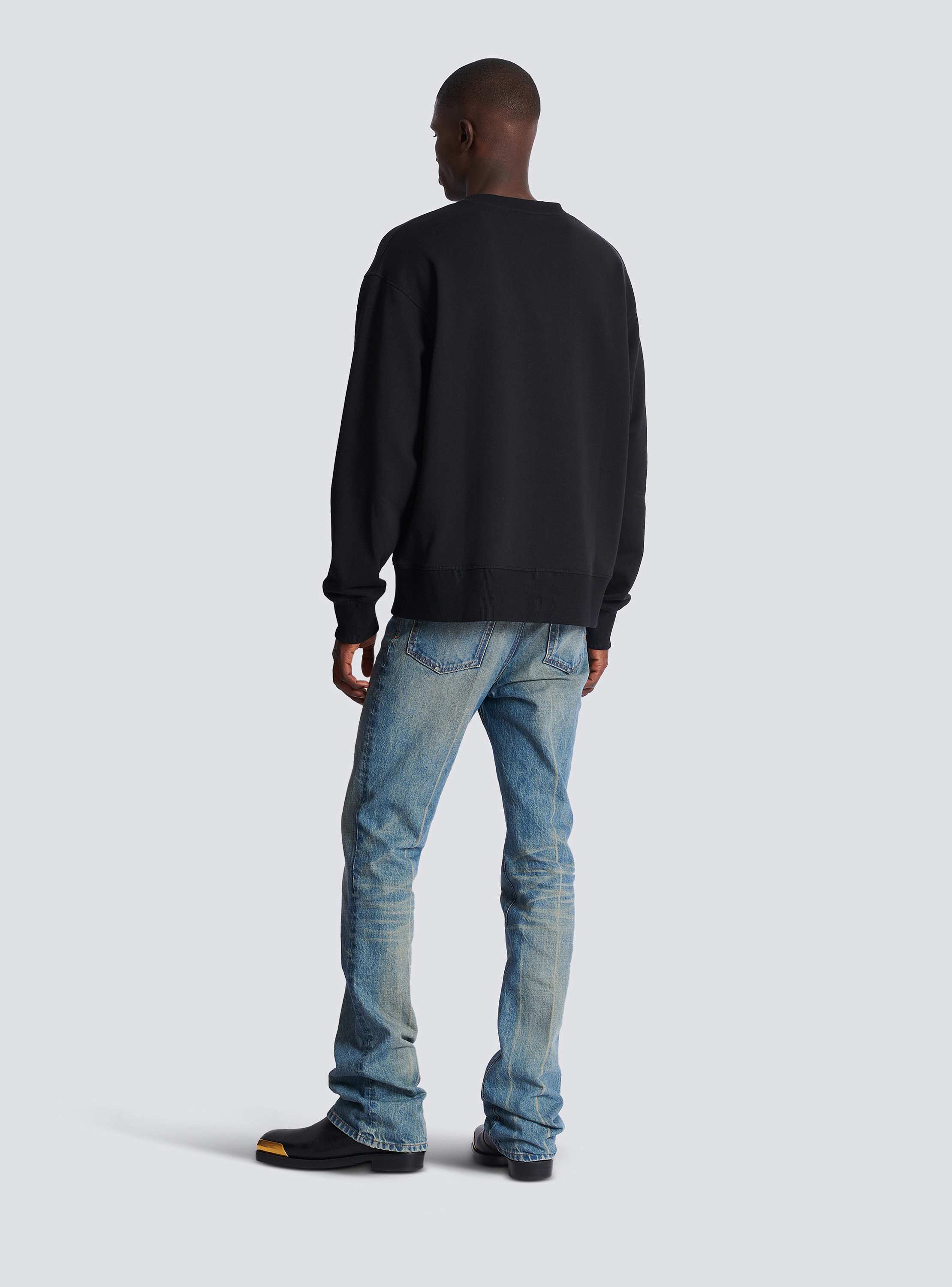 Printed cotton sweatshirt