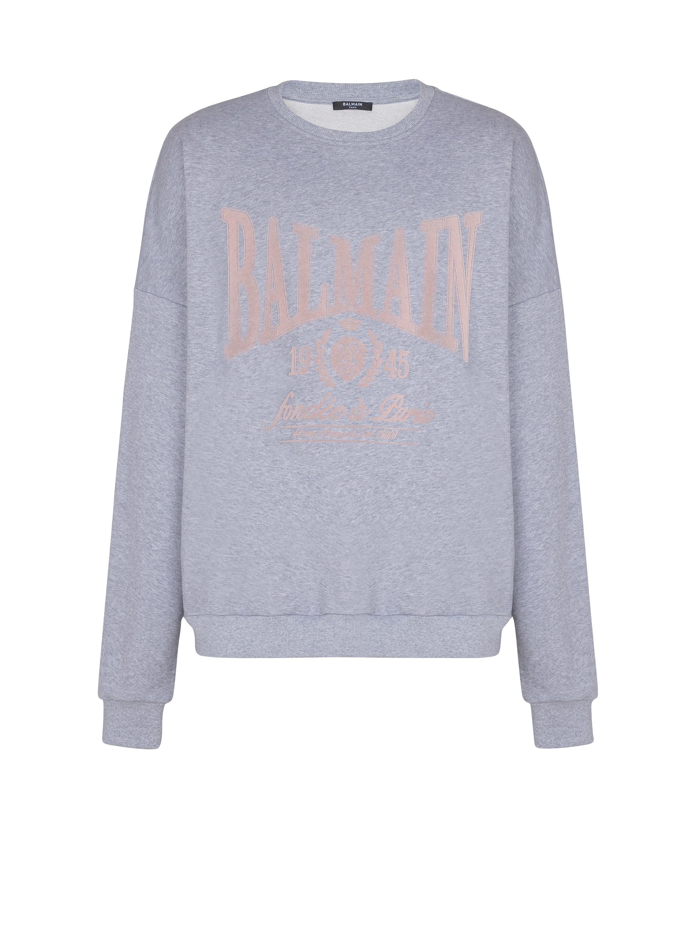 Printed cotton sweatshirt