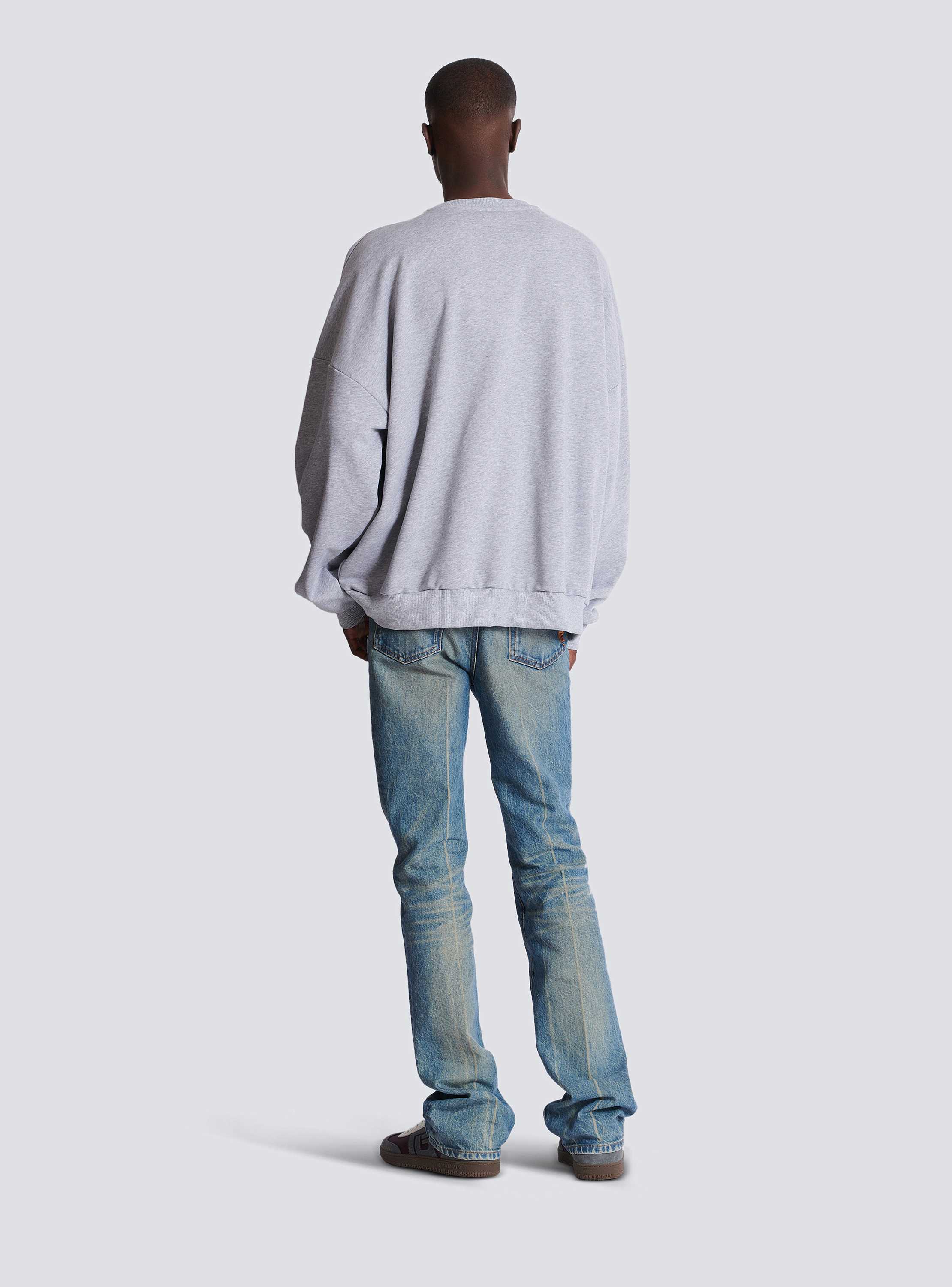 Printed cotton sweatshirt