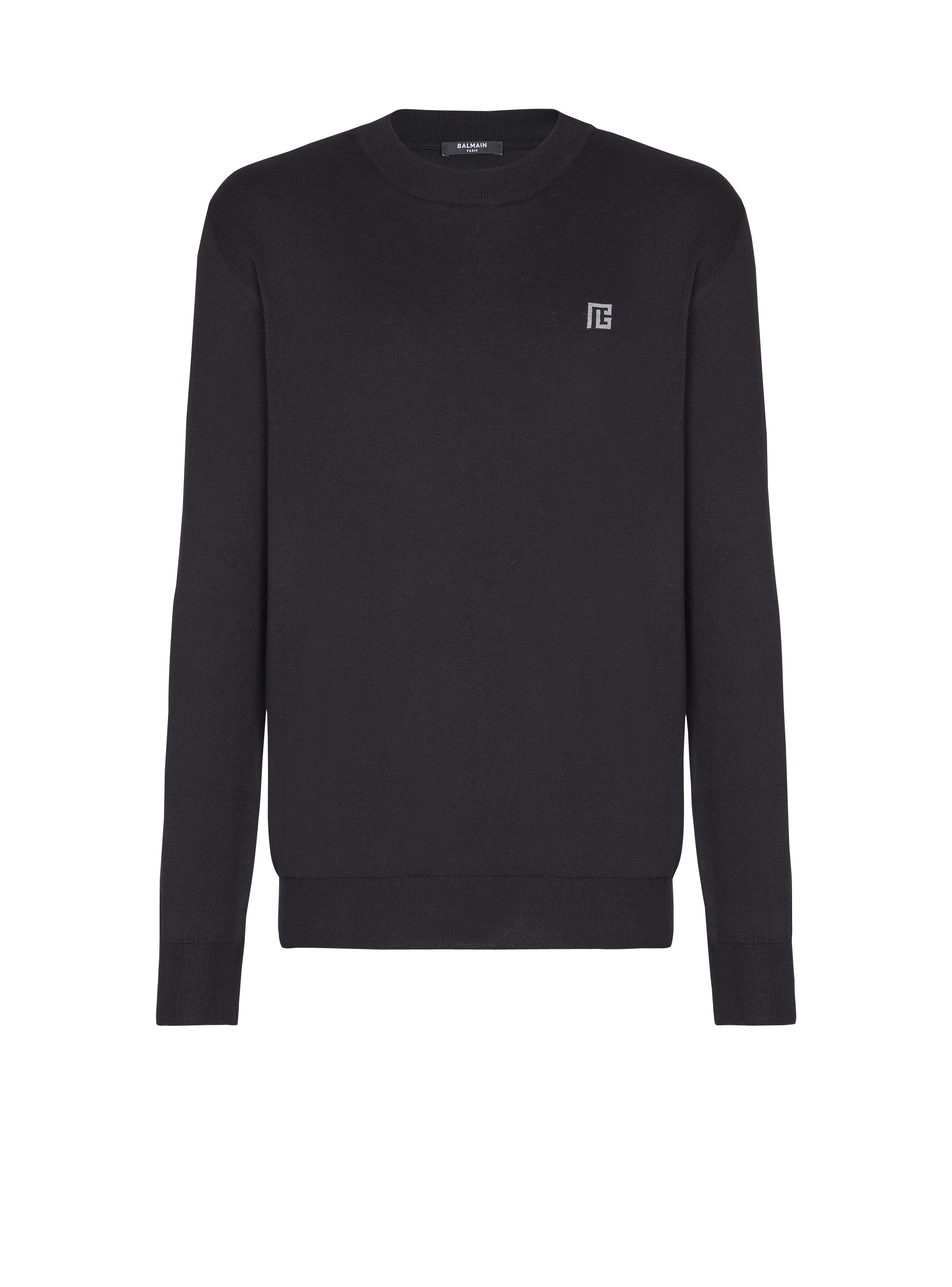 Fine silk and cotton jumper