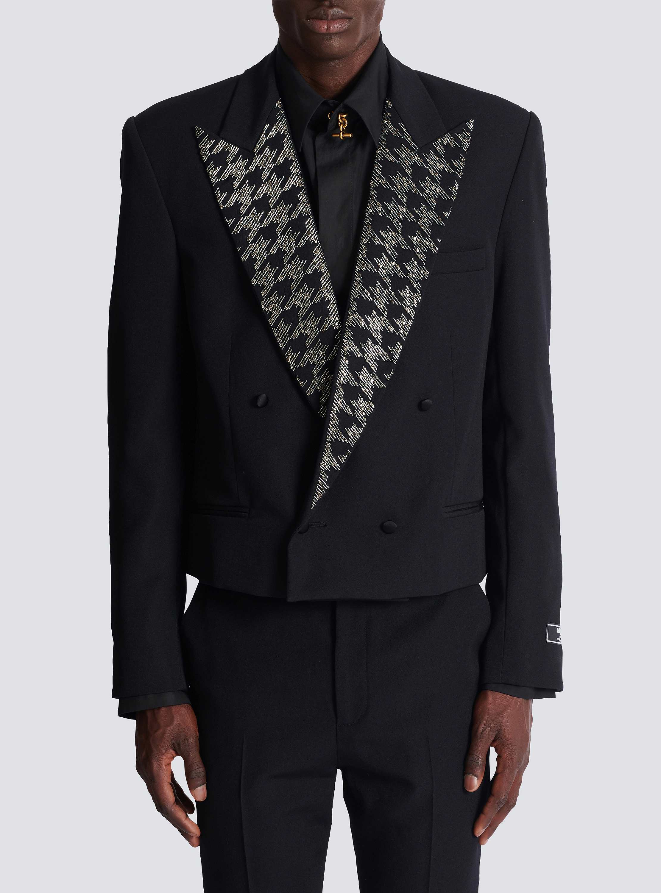 Grain de poudre jacket with crystals