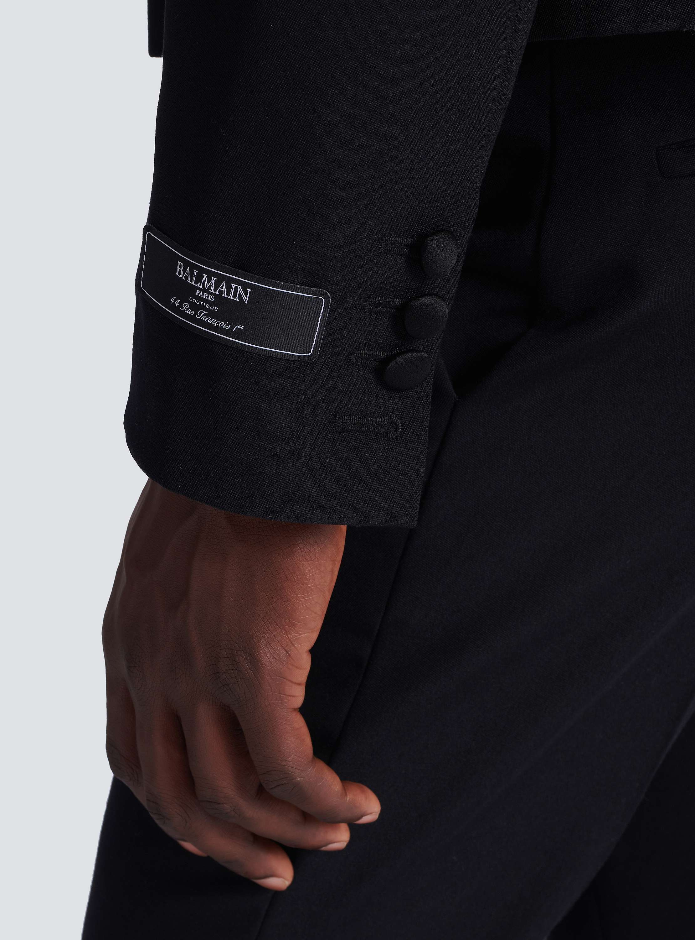 Grain de poudre jacket with crystals