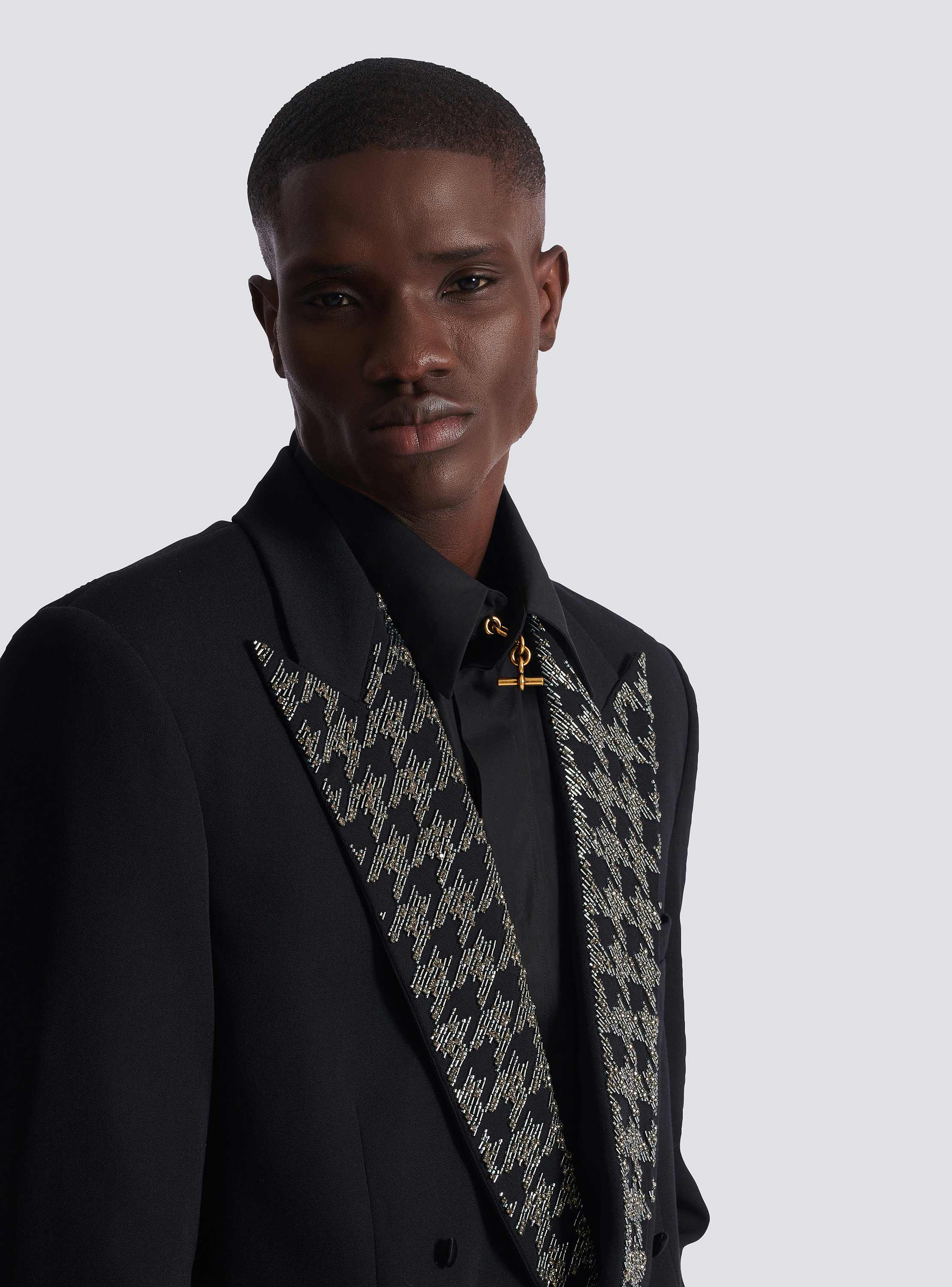 Grain de poudre jacket with crystals