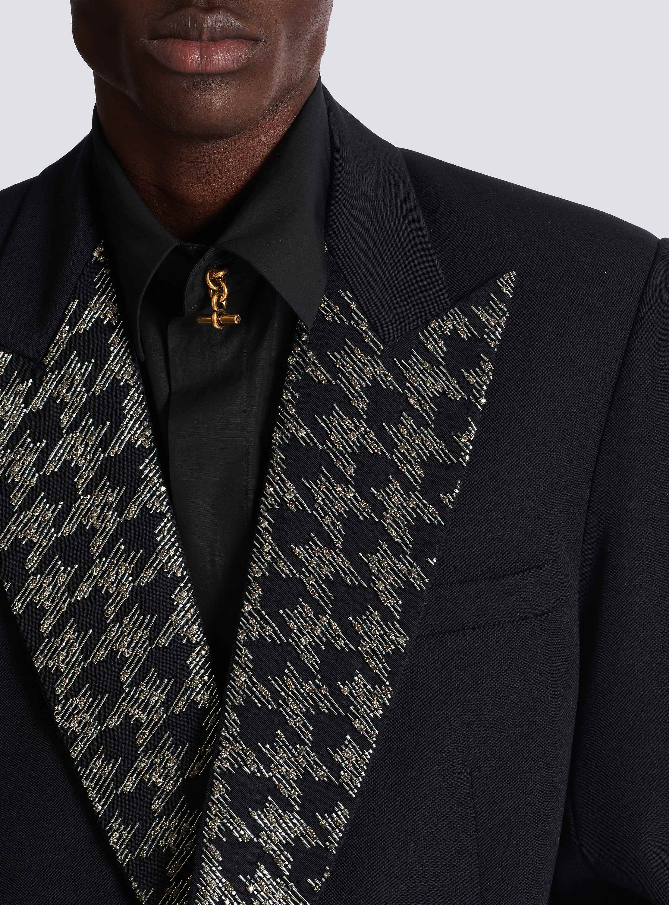 Grain de poudre jacket with crystals