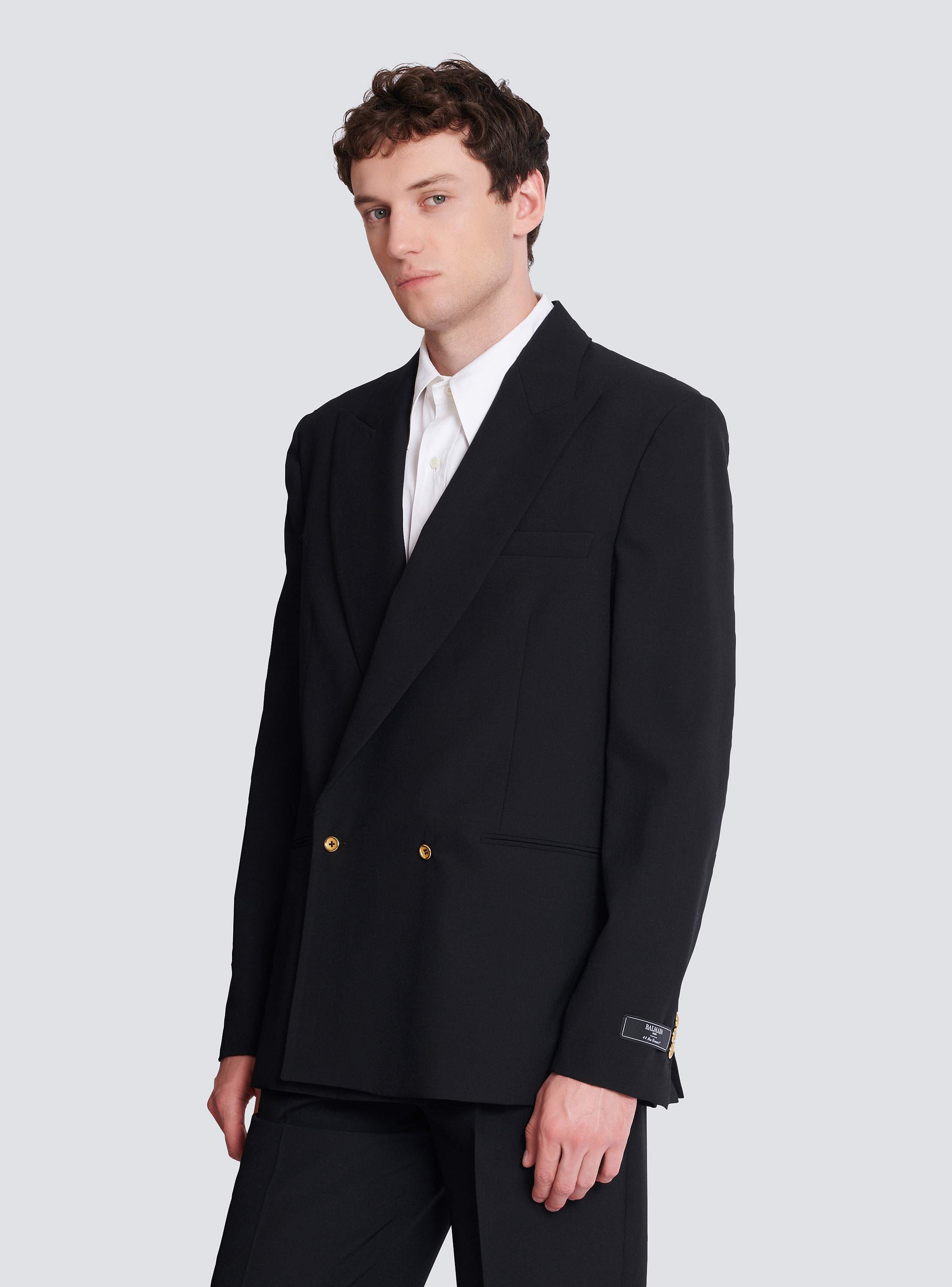 Wool 2-buttons blazer