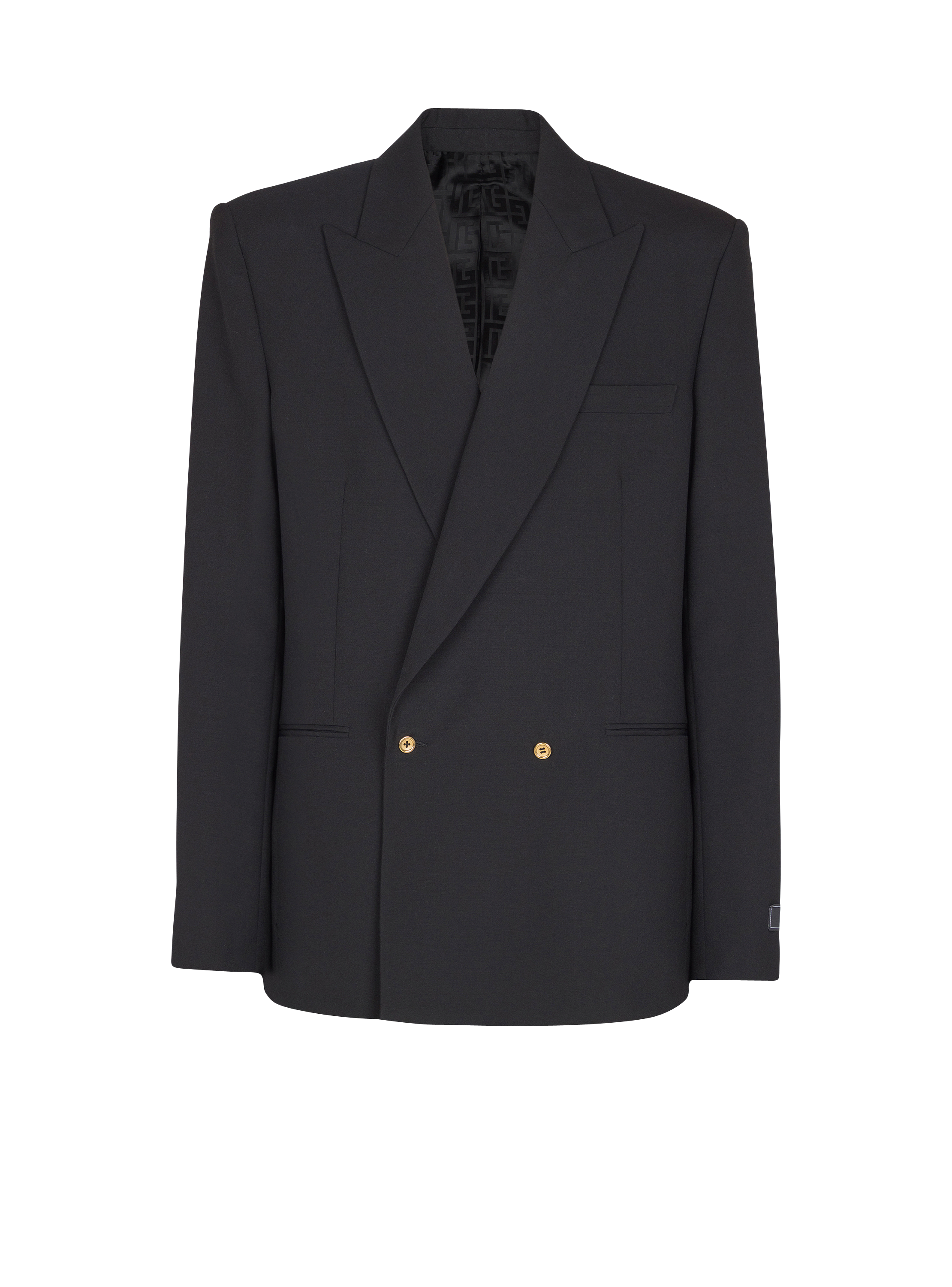 Wool 2-buttons blazer