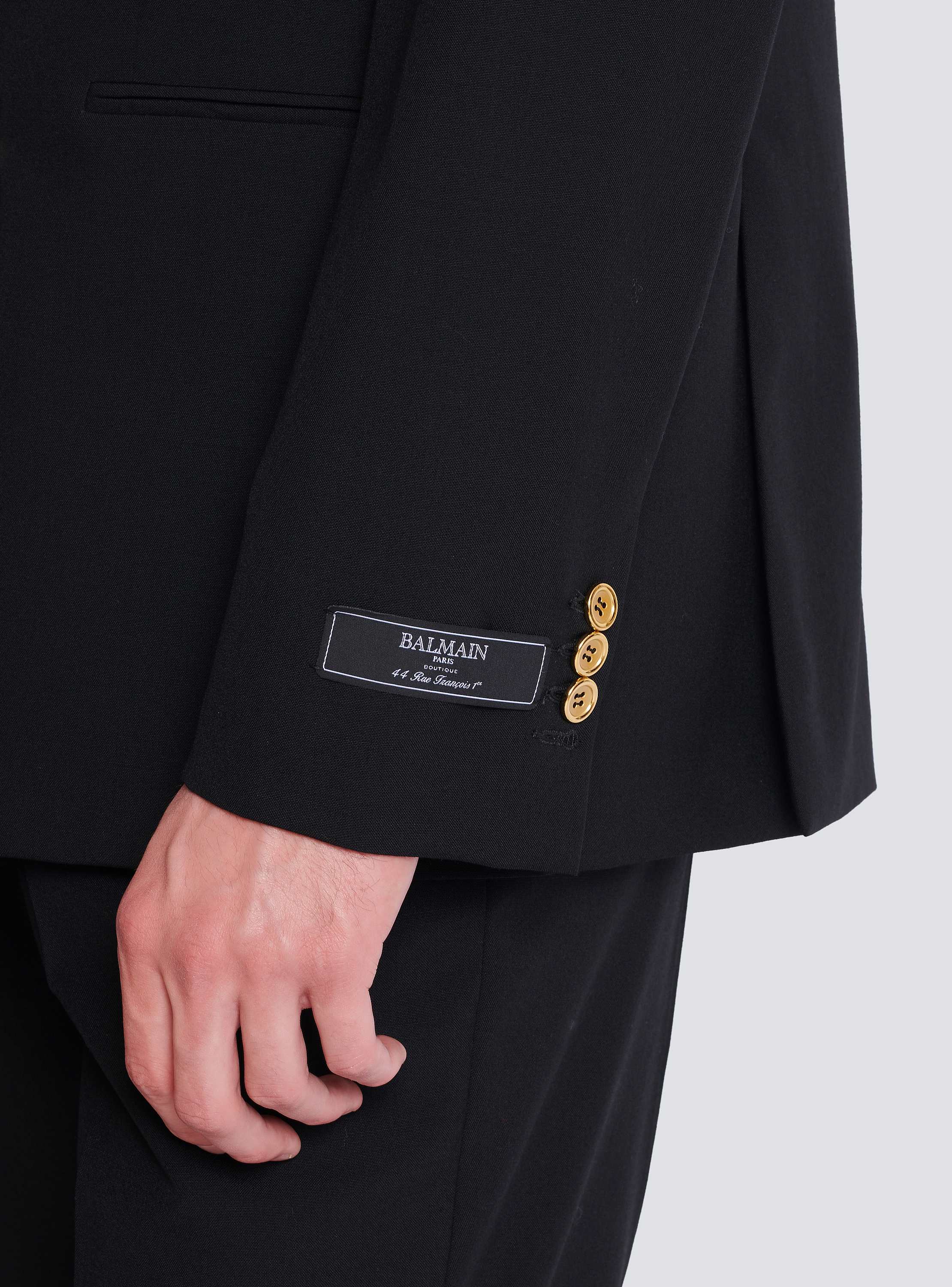 Wool 2-buttons blazer