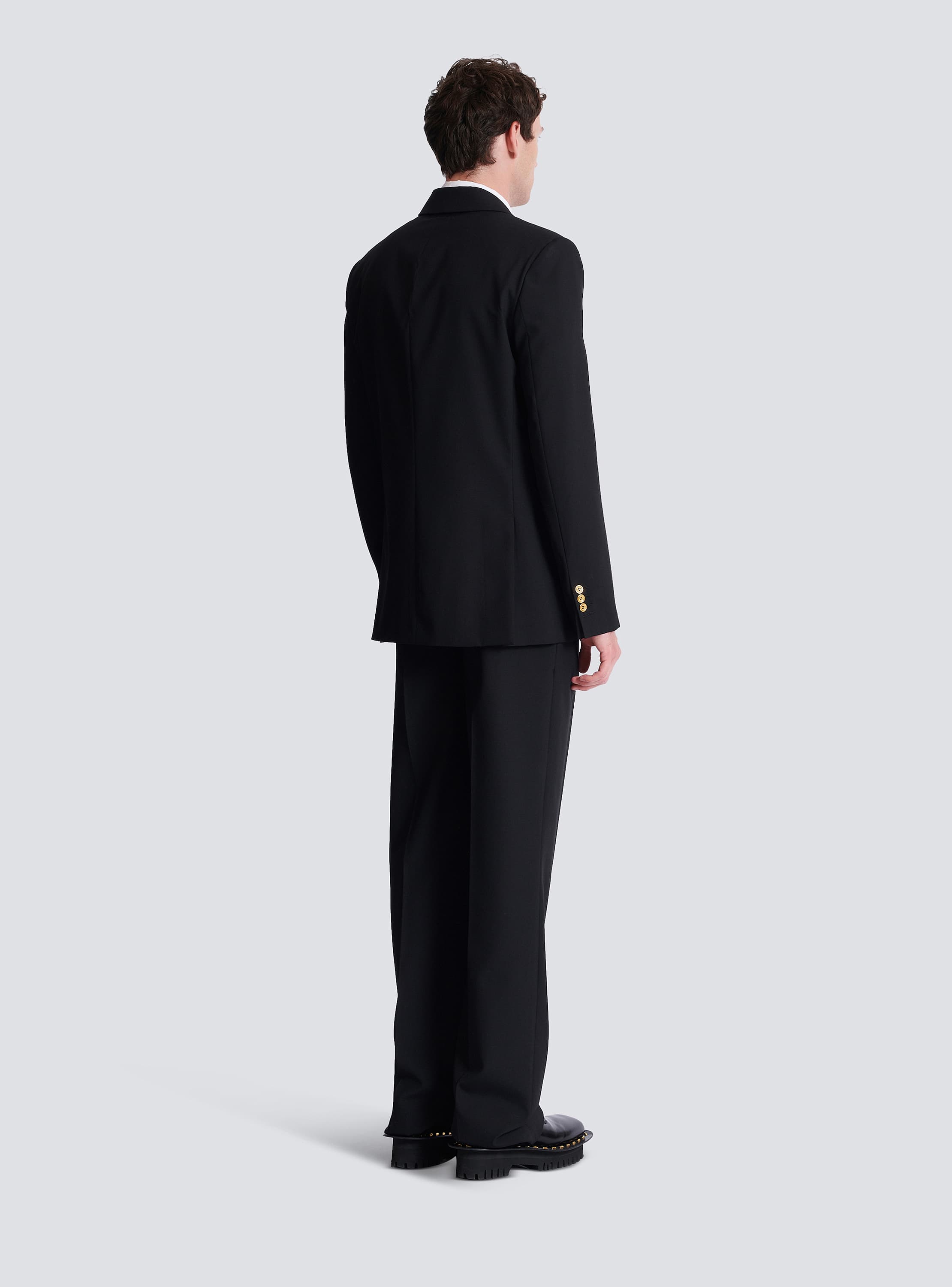 Wool 2-buttons blazer