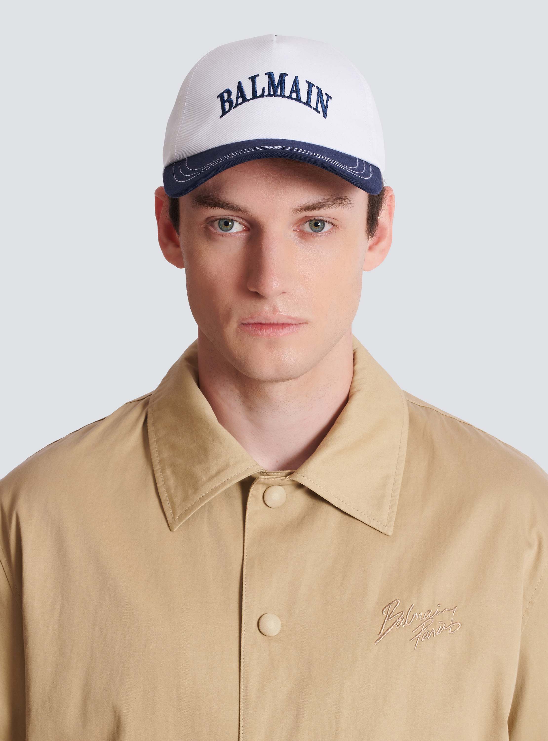 Two-tone cotton cap